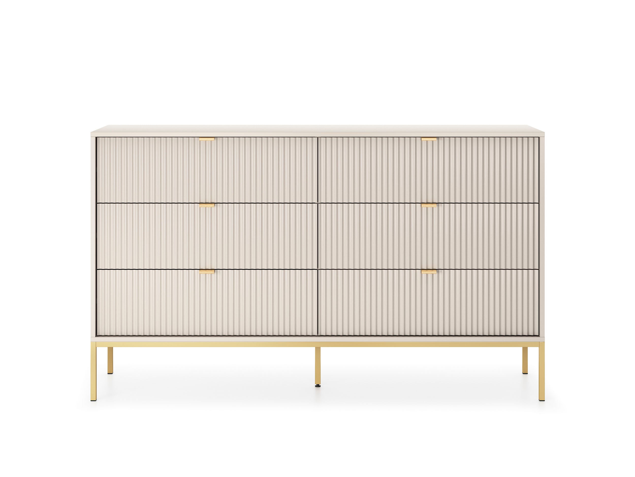 Nova Dresser Cashmere- A Fusion of Modern Elegance and Practical Storage