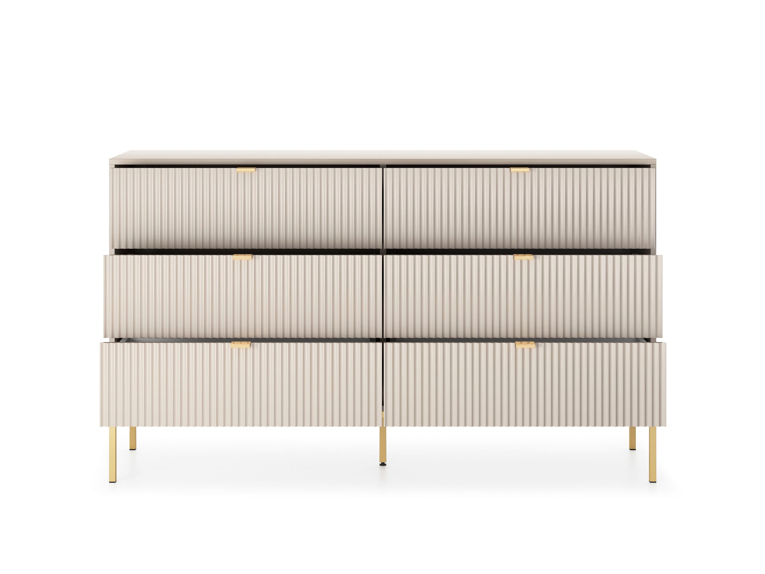 Nova Dresser Cashmere- A Fusion of Modern Elegance and Practical Storage