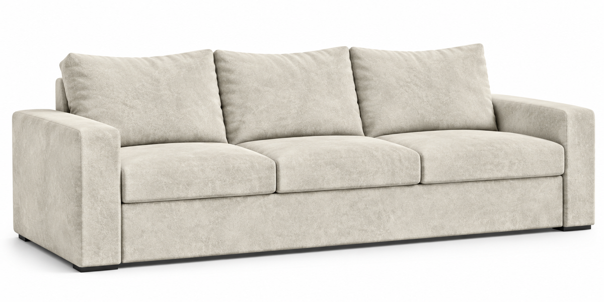 Genius Comfort Horizontal Murphy Bed with Sofa 120x200 cm – Cashmere