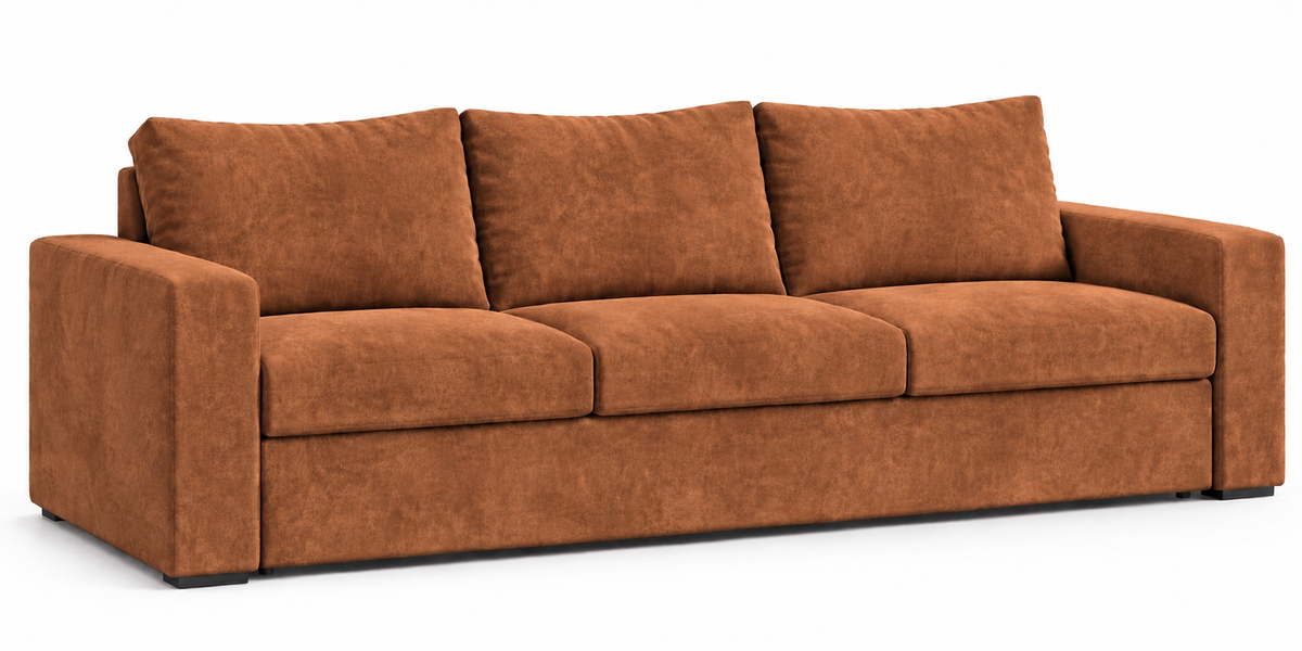 Genius Comfort Horizontal Murphy Bed with Sofa 120x200 cm – Cashmere