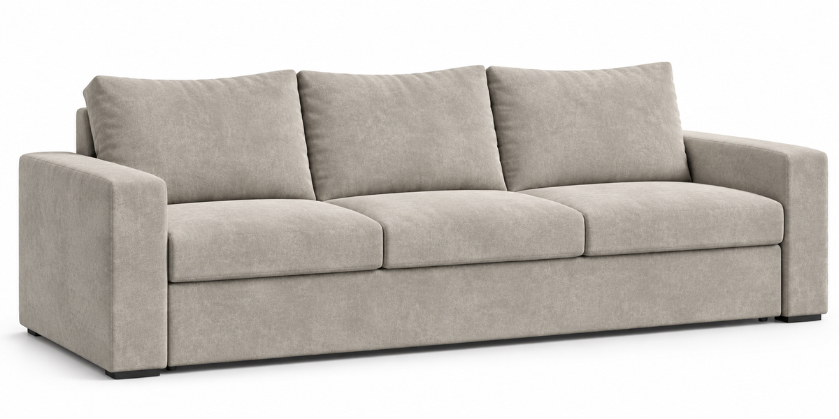 Genius Comfort Horizontal Murphy Bed with Sofa 120x200 cm – Cashmere