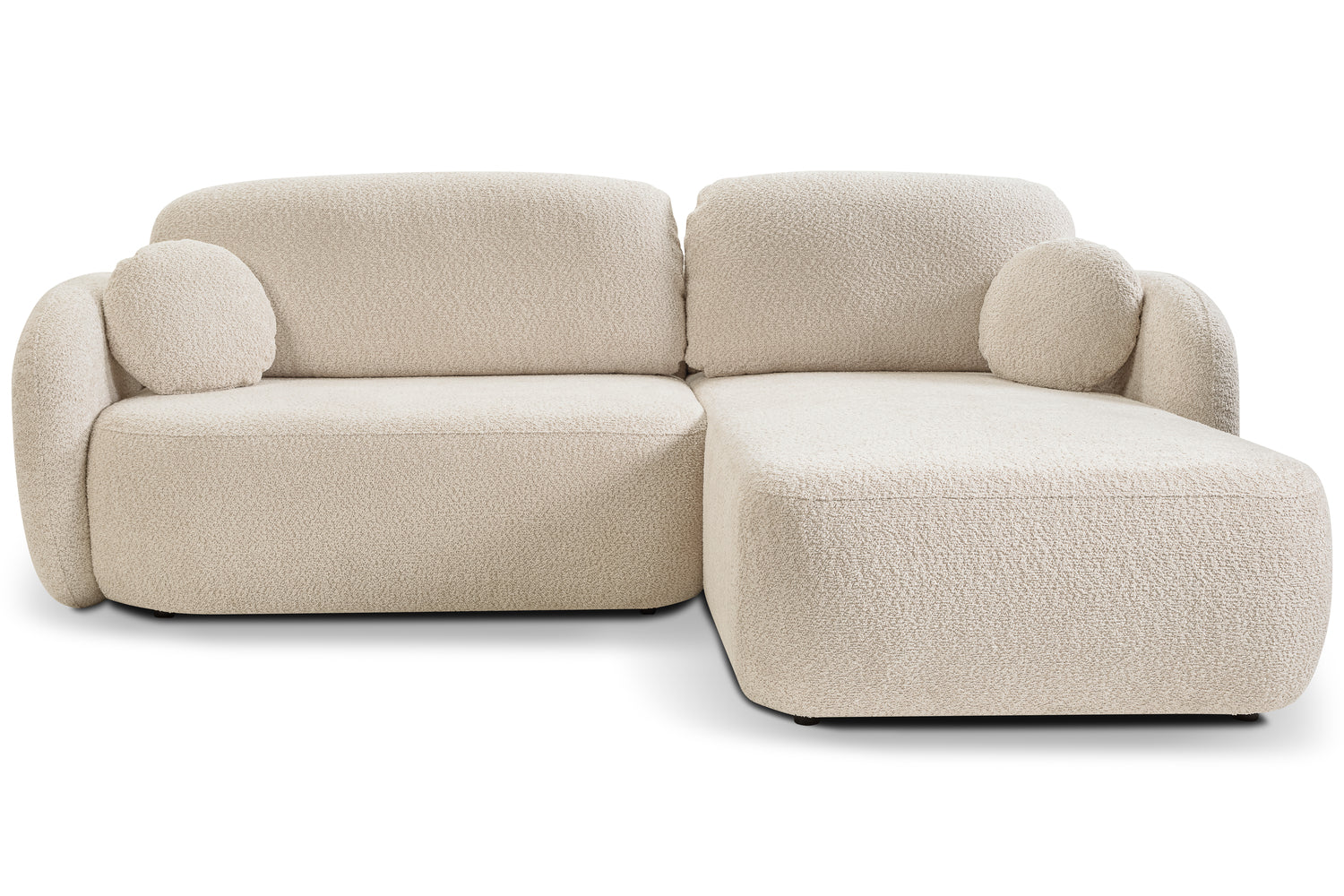 Lask OLIO Rounded Corner Sofa Bed – 261 x 177 cm – Left or Right Configuration