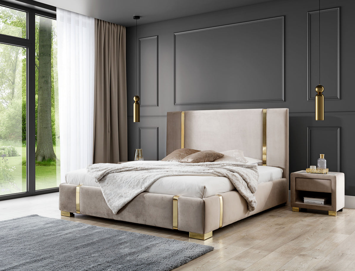 ORO Upholstered Bed 140 / 160 / 180 / 200 cm – Choose Your Configuration
