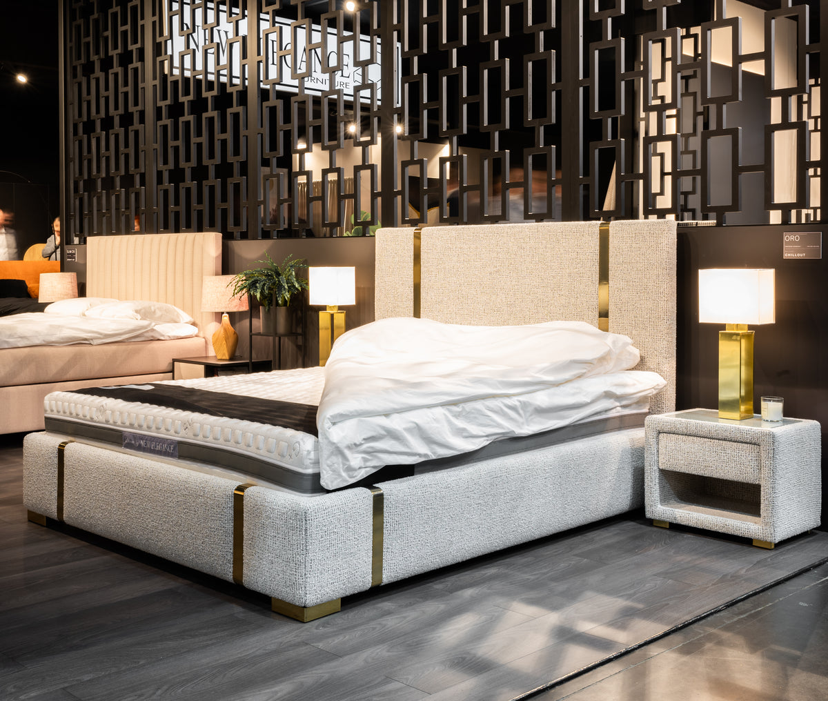 ORO Upholstered Bed 140 / 160 / 180 / 200 cm – Choose Your Configuration