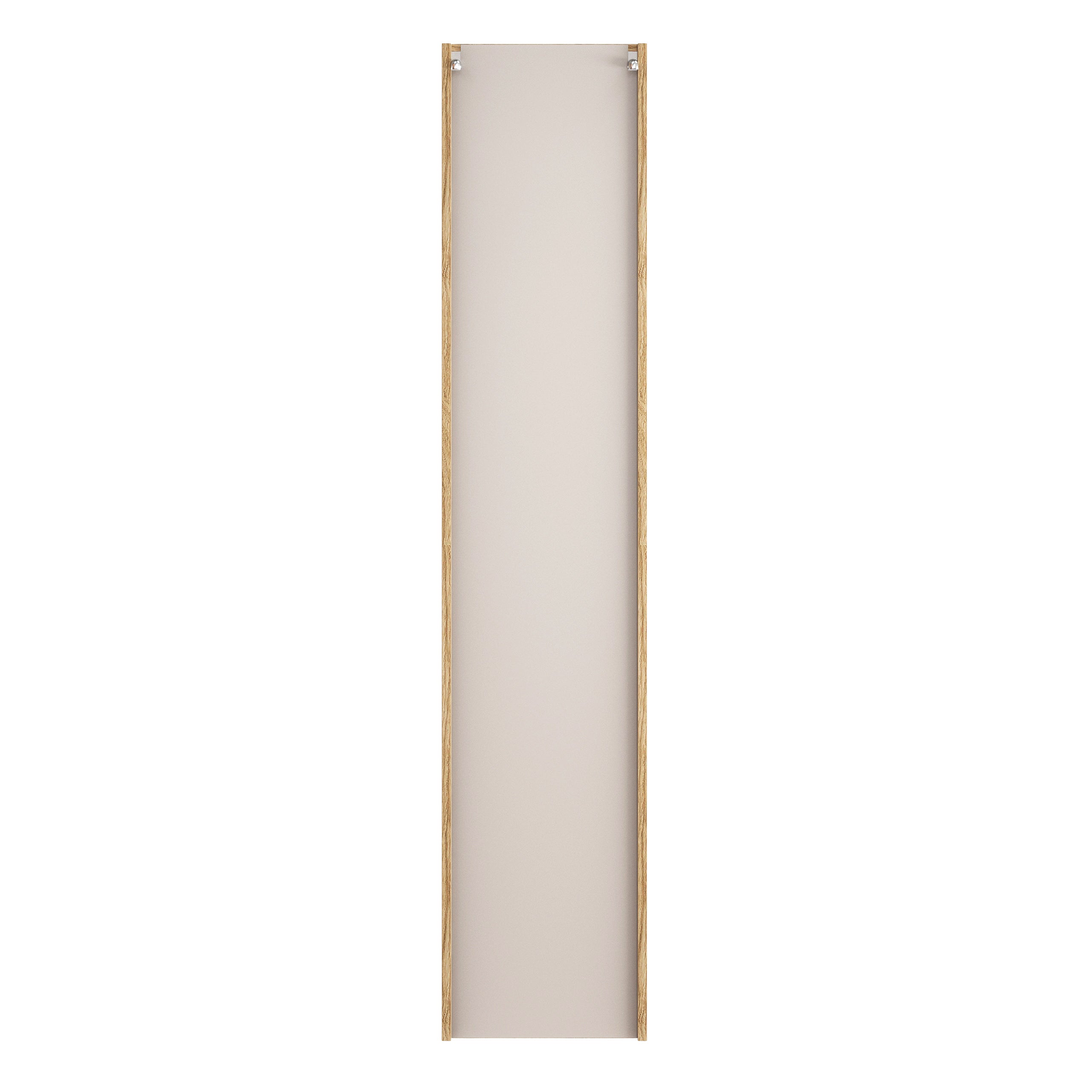Ocean Tall Cabinet 1 Door – Oiled Oak / Beige, 35 cm