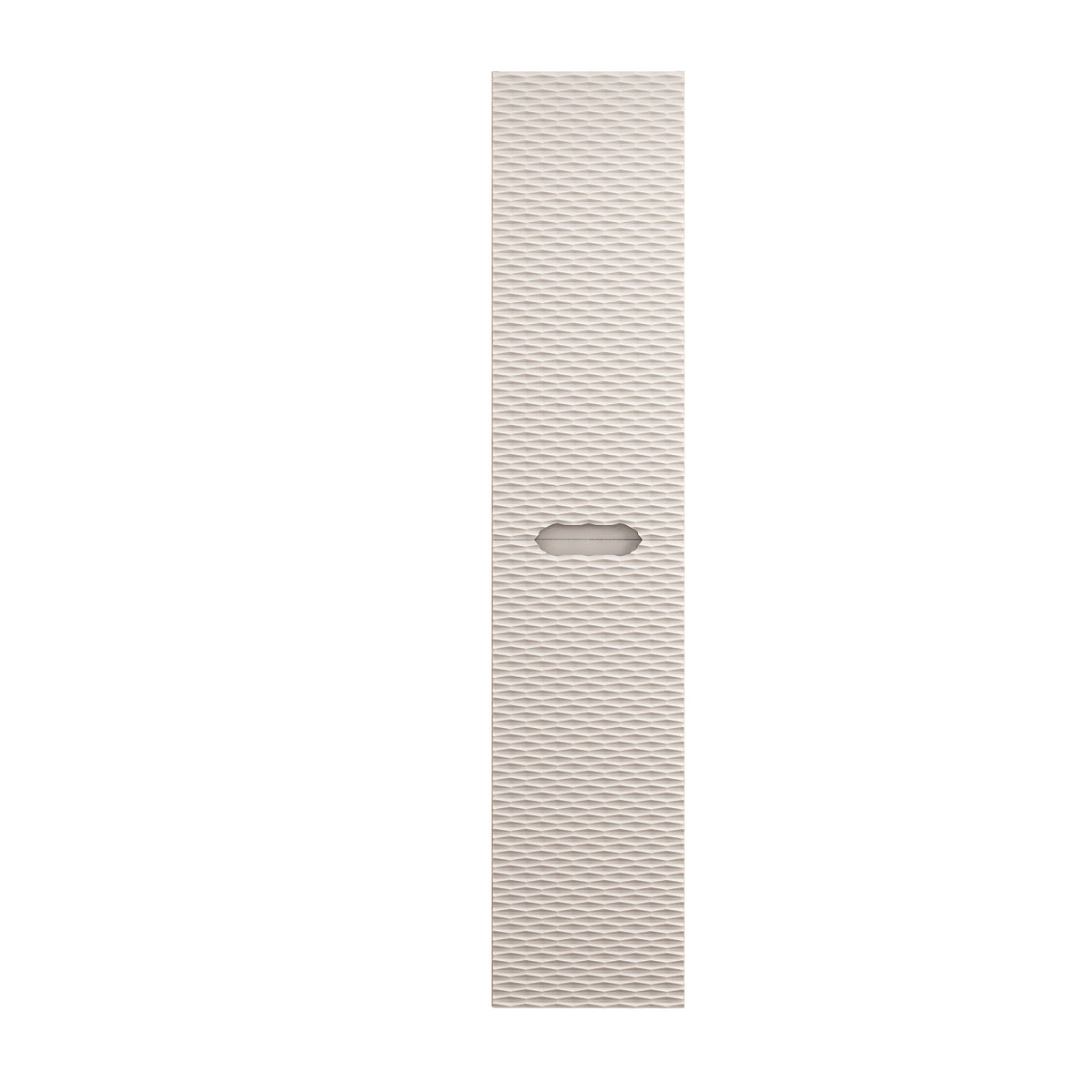 Ocean Tall Cabinet 2 Doors – Oiled Oak / Beige, 35 cm