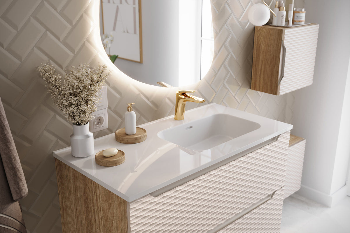 Ocean Beige Vanity Unit Set 60 / 70 / 80 / 90 / 120 cm – Configure Your Bathroom