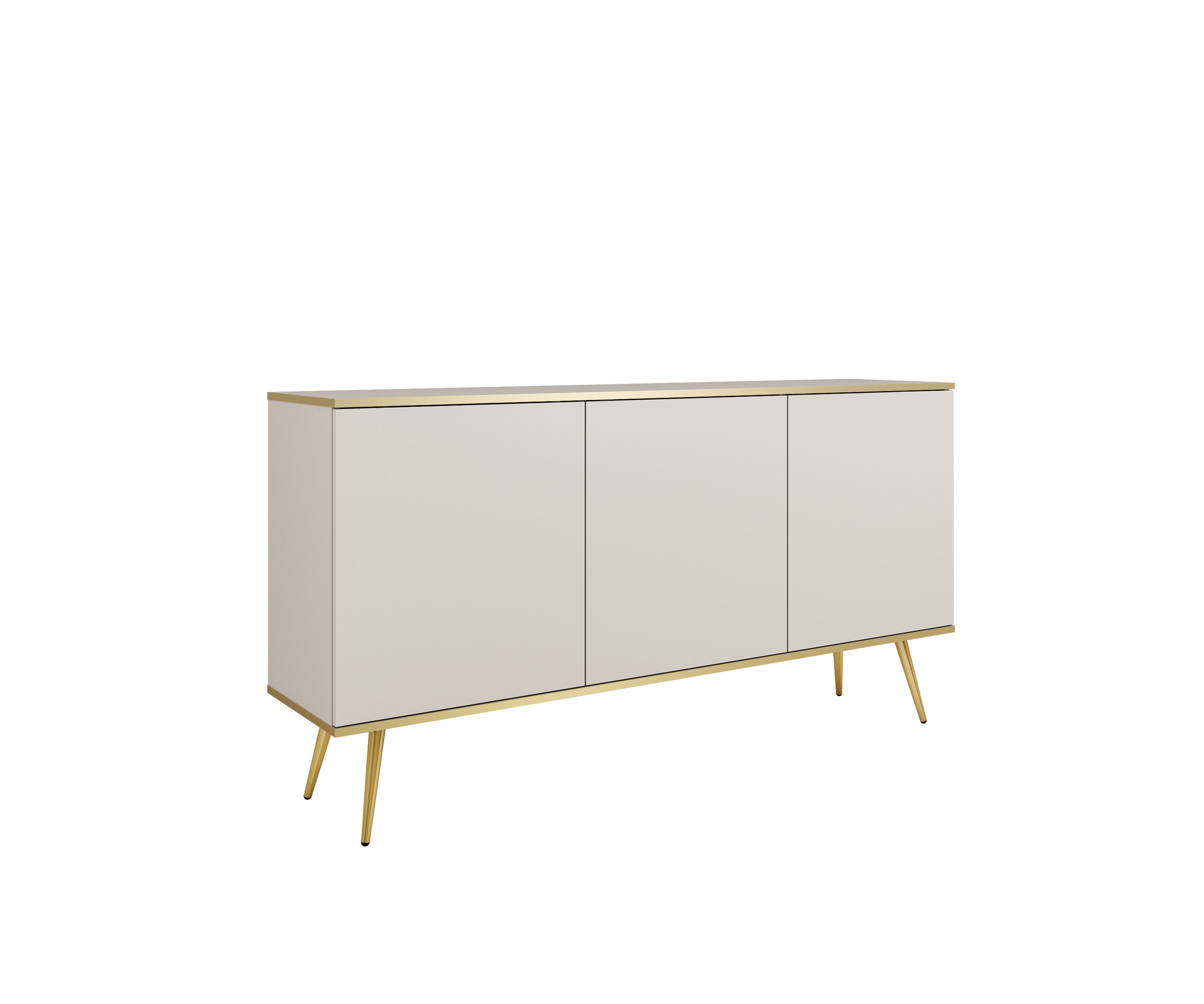 Oro K160 Beige & Gold Sideboard