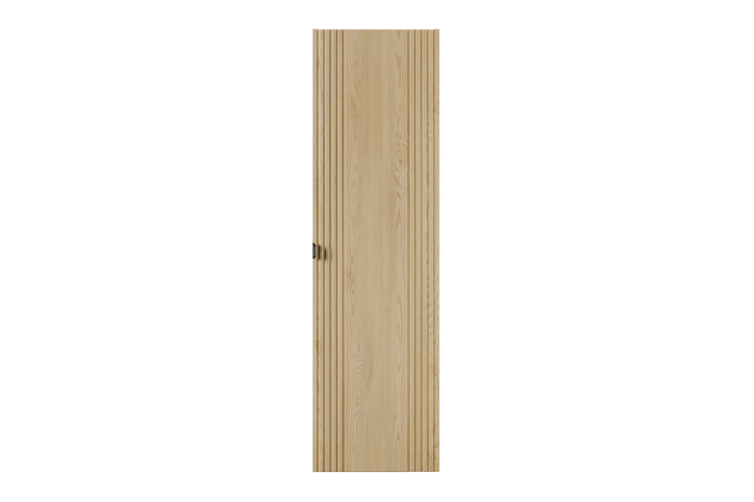 Ovalia Cremona tall cabinet – Cremona Oak ribbed door front detail, vertical fluting texture