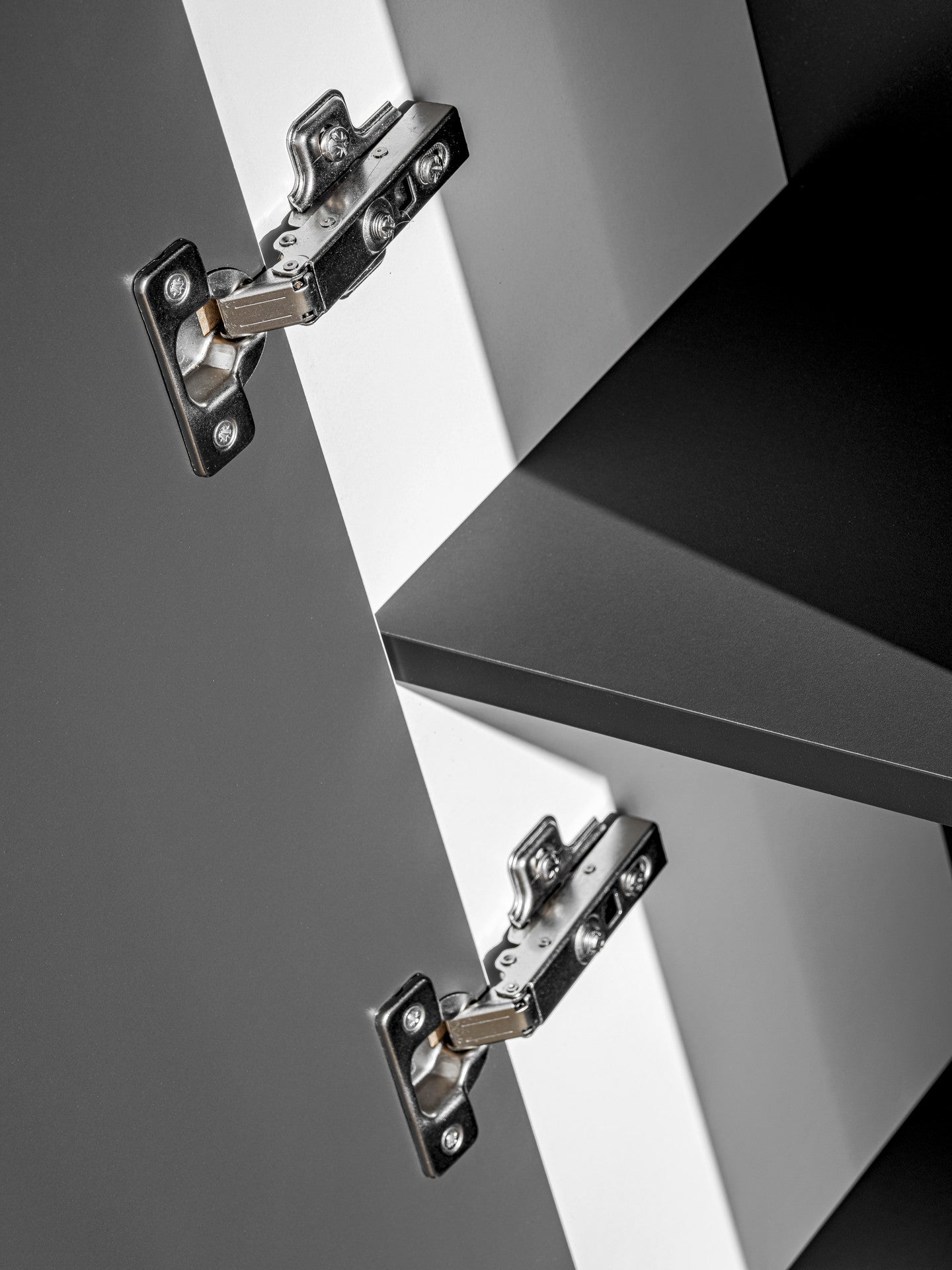 Adel White Tall Cabinet 1 Door – Matt White, 35x25x140 cm