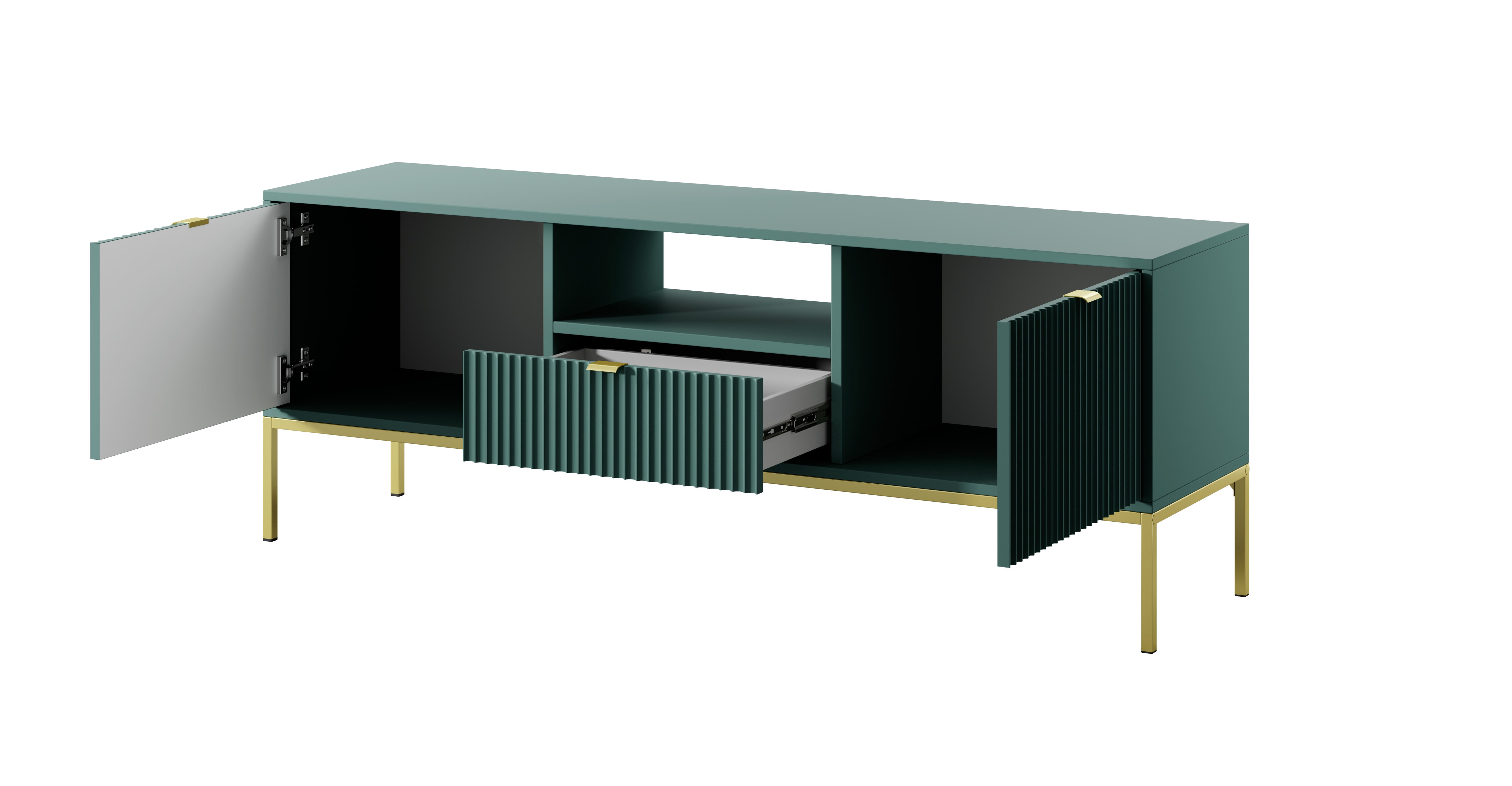 Nova TV STAND Labrador Green - Modern Design and Versatile Style in a Sleek TV Cabinet