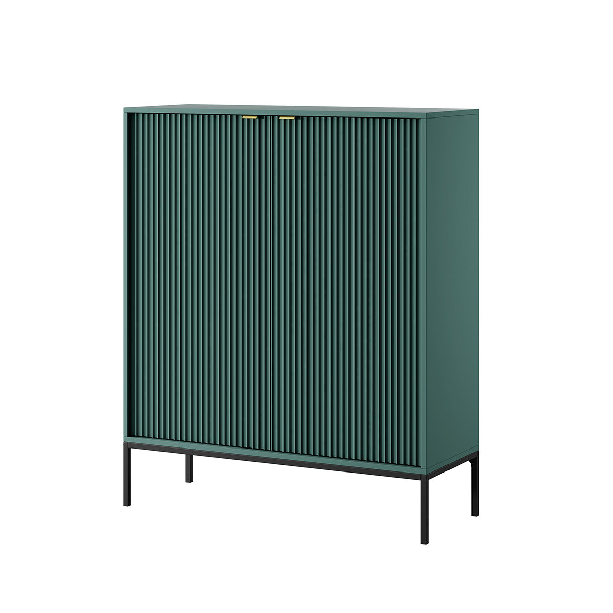 Nova Dresser Labrador Green - Modern Design with Two Push to Open Door