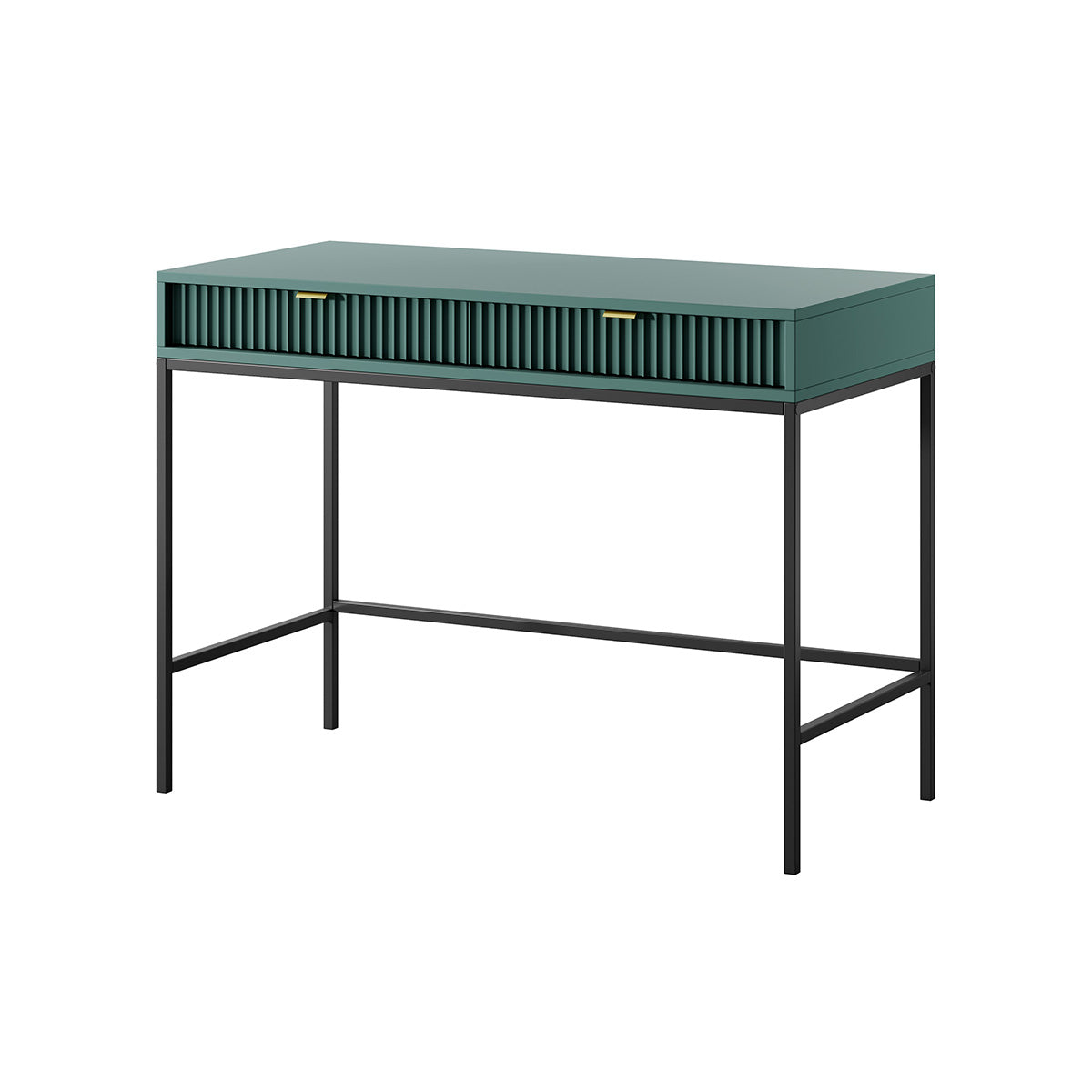 Nova Vanity Table Labrador Green - A Fusion of Modern Elegance and Practical Storage