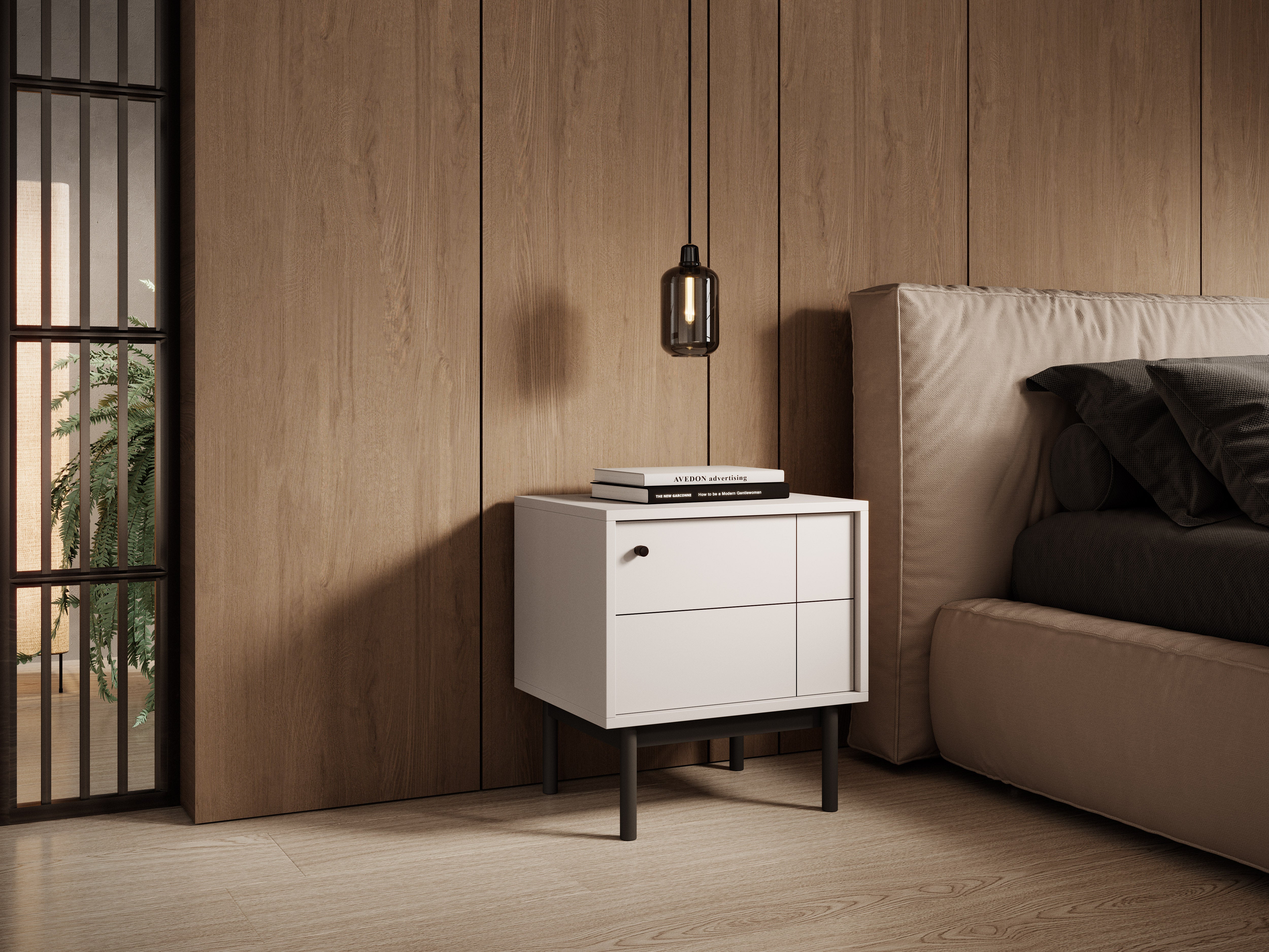 PI Japandi S54 Nightstand in Cashmere