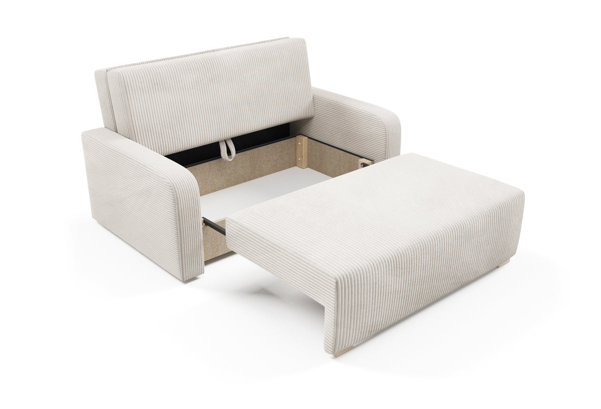 Ness III Sofa Bed – 3-Seater with Storage-130 cm