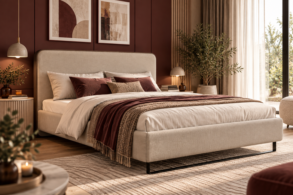 ITALO Upholstered Bed 140 / 160 / 180 cm – Choose Your Configuration