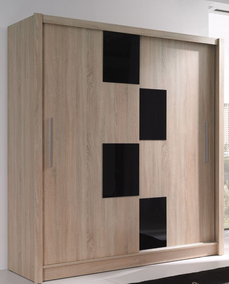 MO Roma 5 Sliding Wardrobe – Sonoma Oak 180 cm