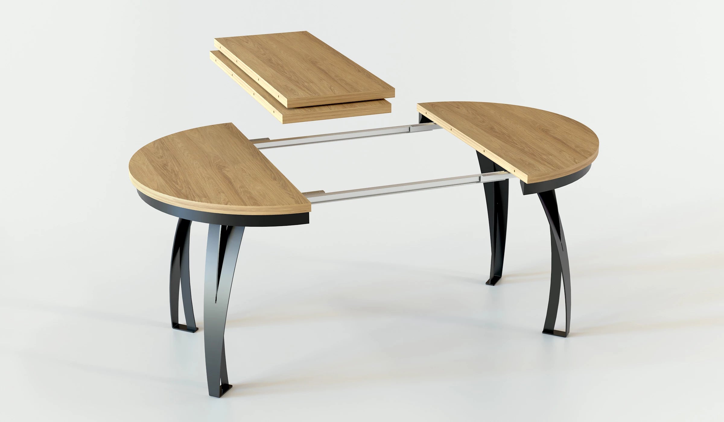 Modern Extendable Dining Table Redpak Roni