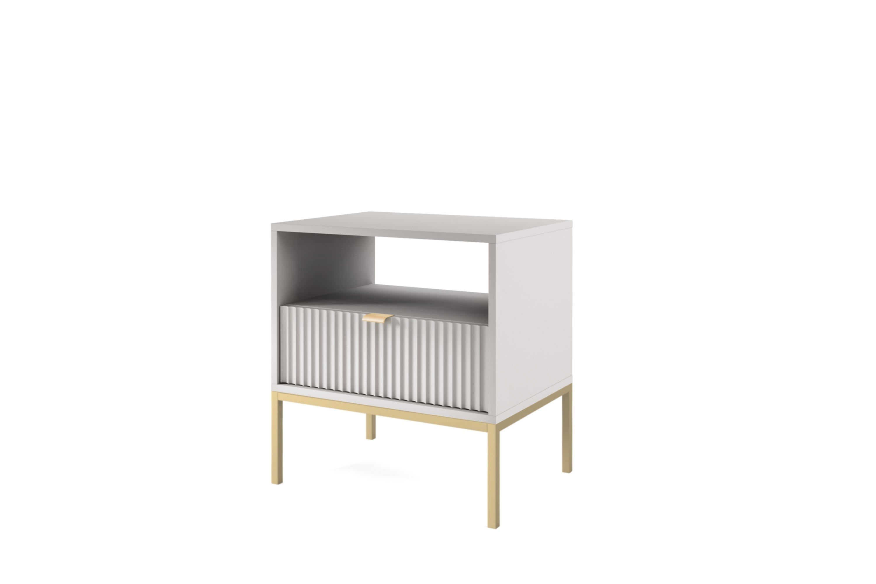 Nova Nightstand Gray - Modern Elegance for Your Bedroom