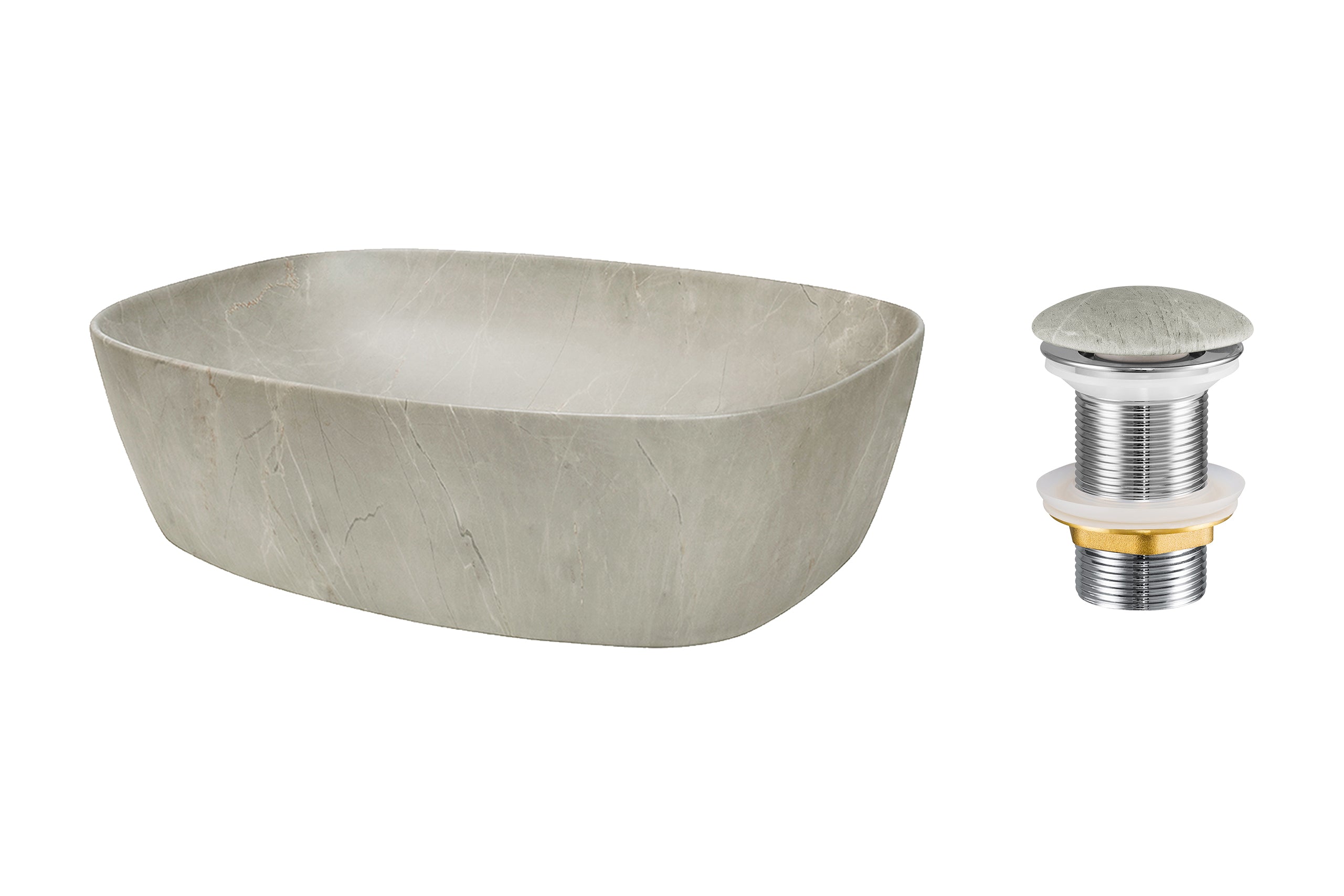 Click-Clack Basin Waste – Matt Sage Stone, T201M-Y1-3