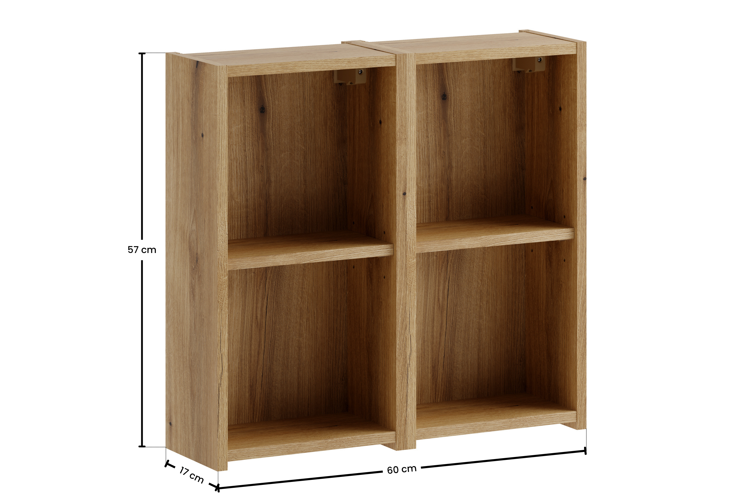 Open Wall Shelf – Oak Coast Evoke, 30 cm