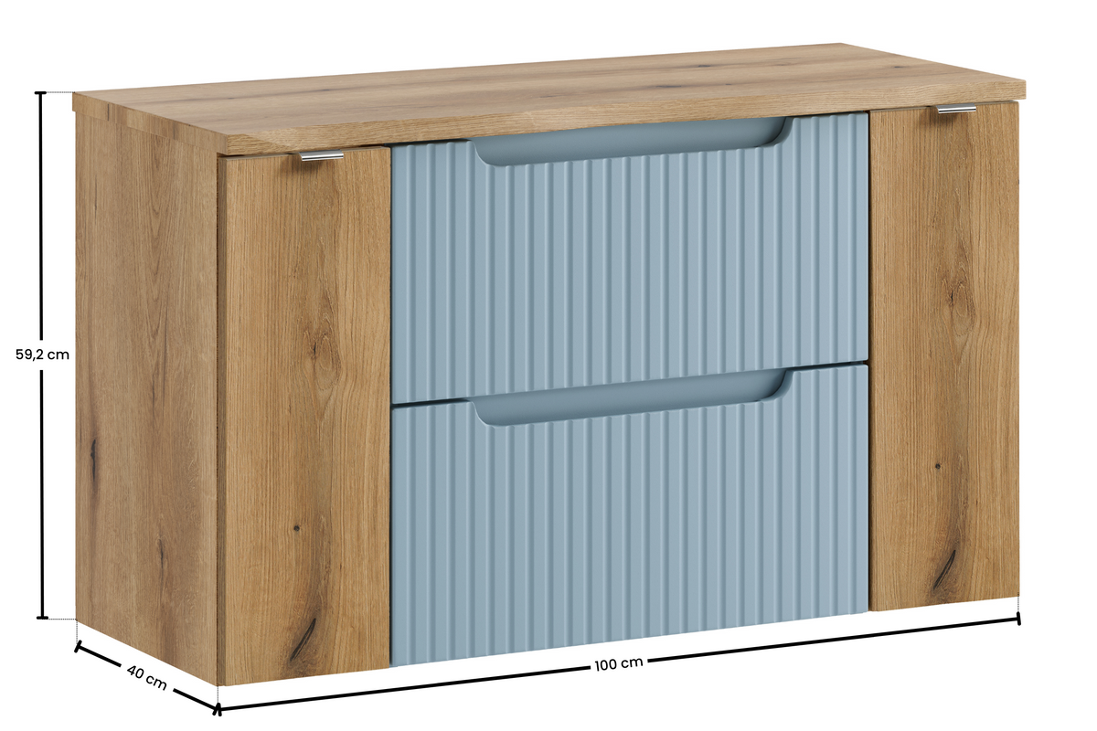 Nova Denim Vanity Unit Set 60 / 100 / 140 cm – Configure Your Bathroom