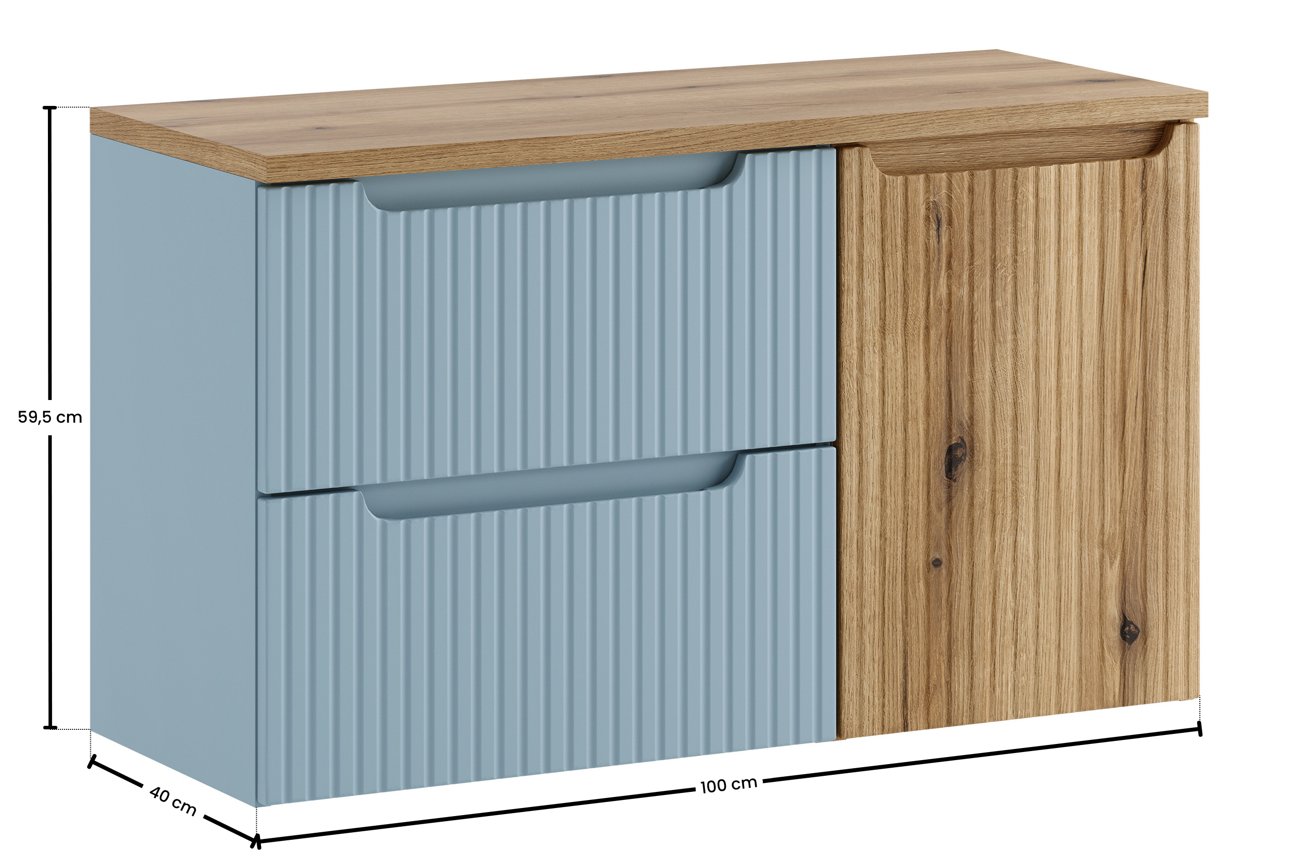 Nova Denim Vanity Unit Set 60 / 100 / 140 cm – Configure Your Bathroom