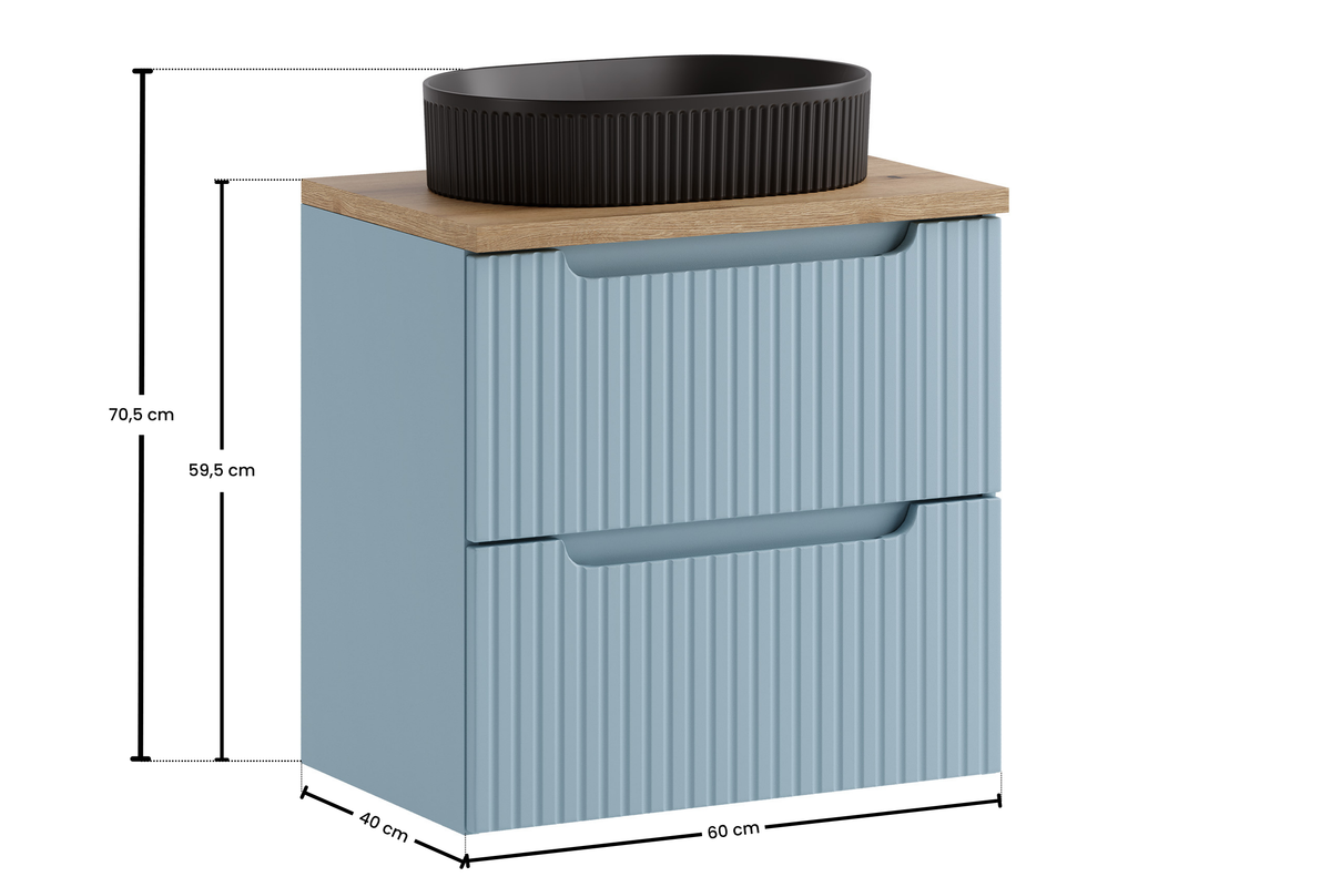 Nova Denim Vanity Unit Set 60 / 100 / 140 cm – Configure Your Bathroom