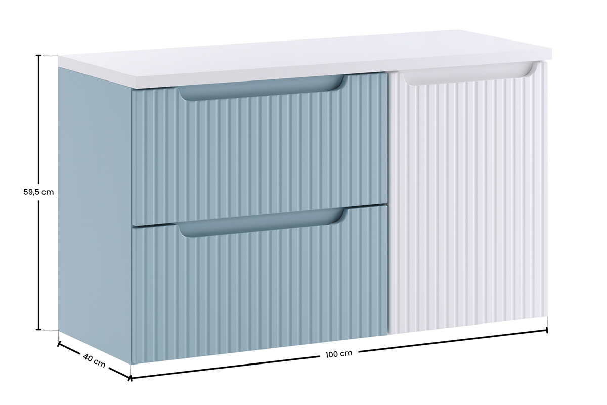 Nova Denim Vanity Unit Set 60 / 100 / 140 cm – Configure Your Bathroom