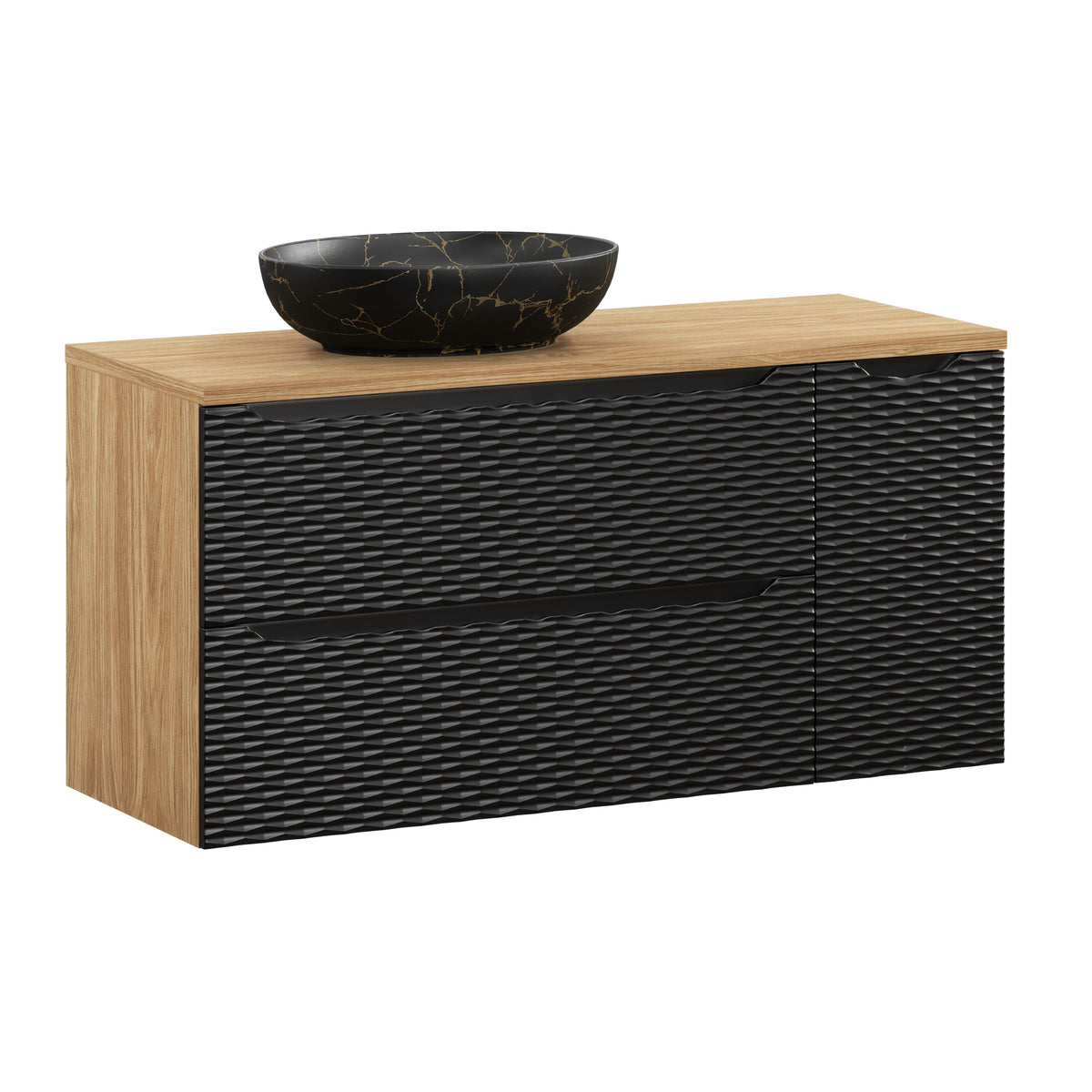 Ocean Black Vanity Unit Set 60 / 70 / 80 / 90 / 120 cm – Configure Your Bathroom