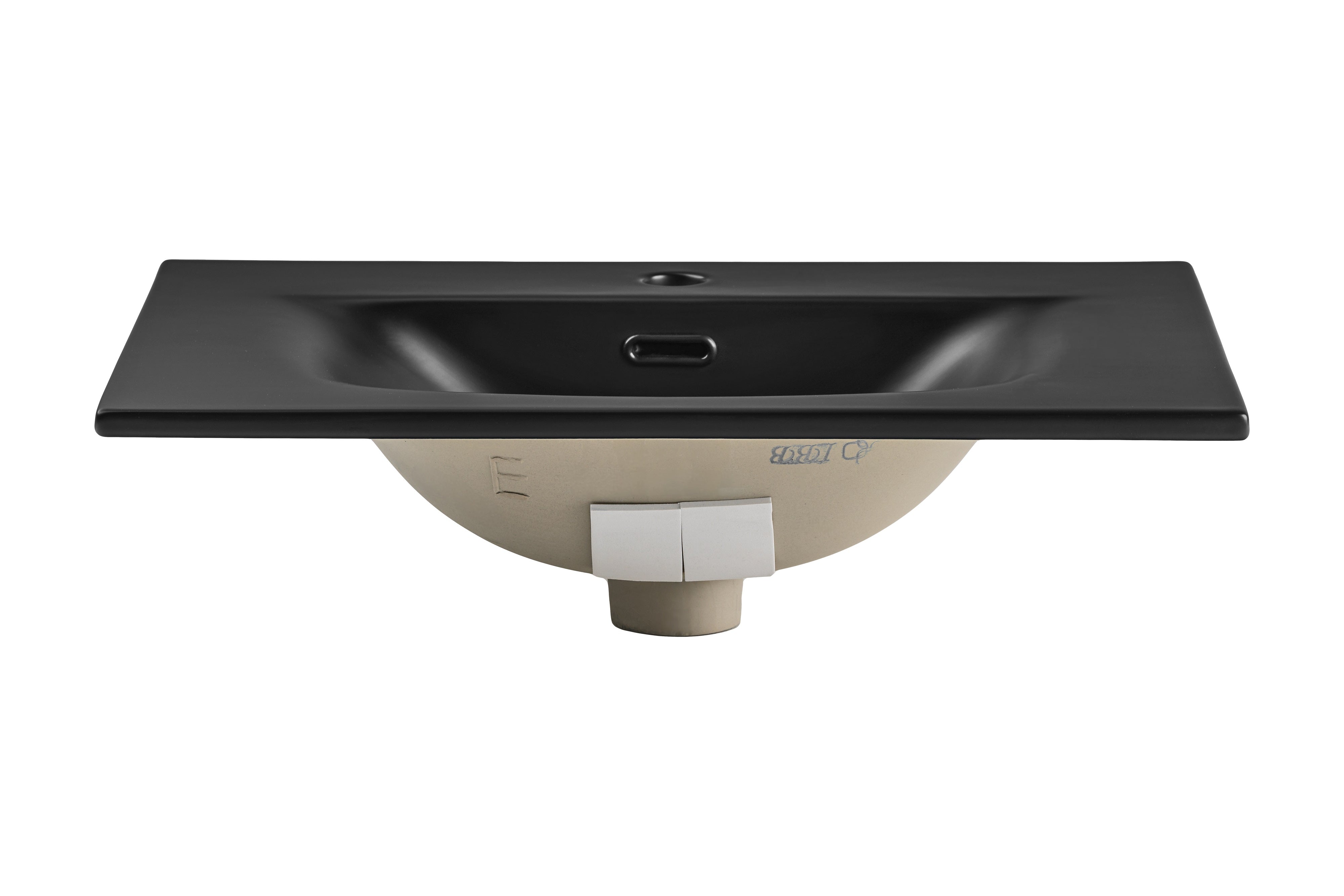 Adel Black 60 cm Wall-Hung Vanity Unit & Basin Set – 2 Drawers