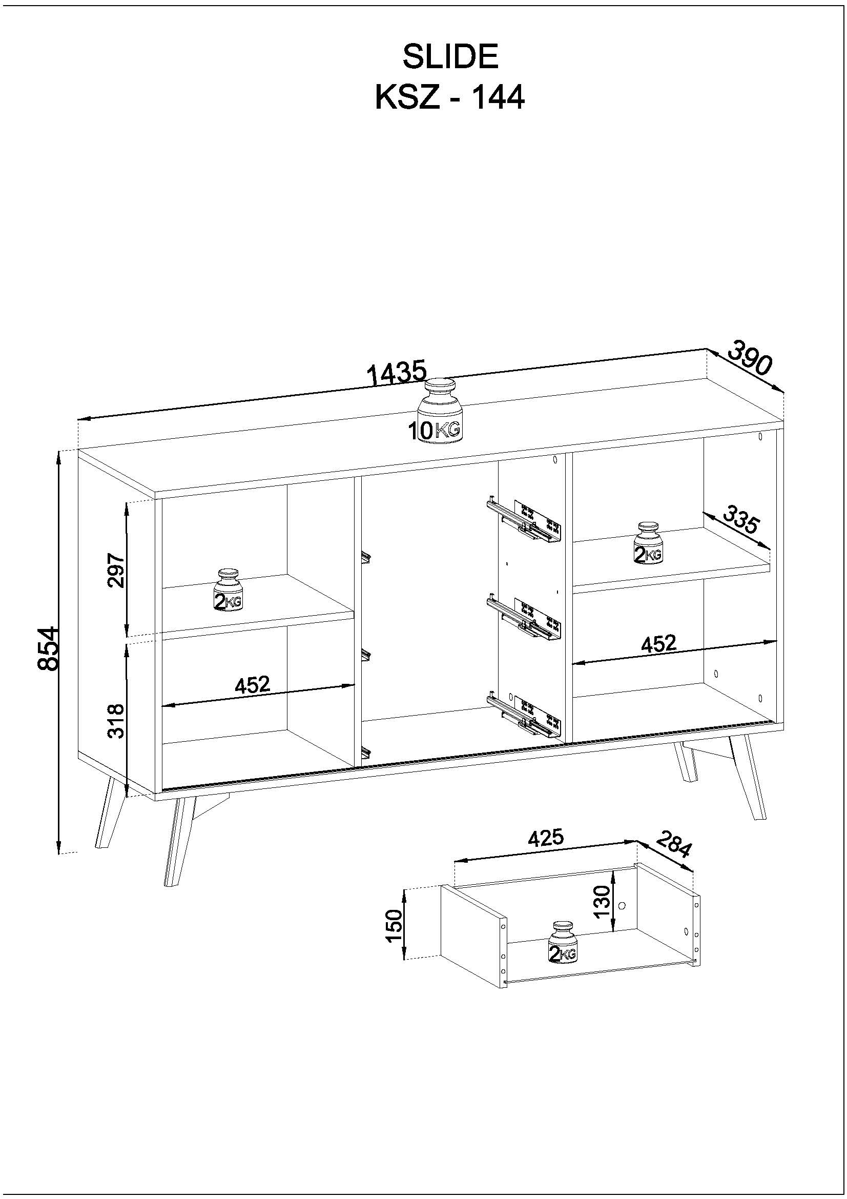 PI Slide Sideboard