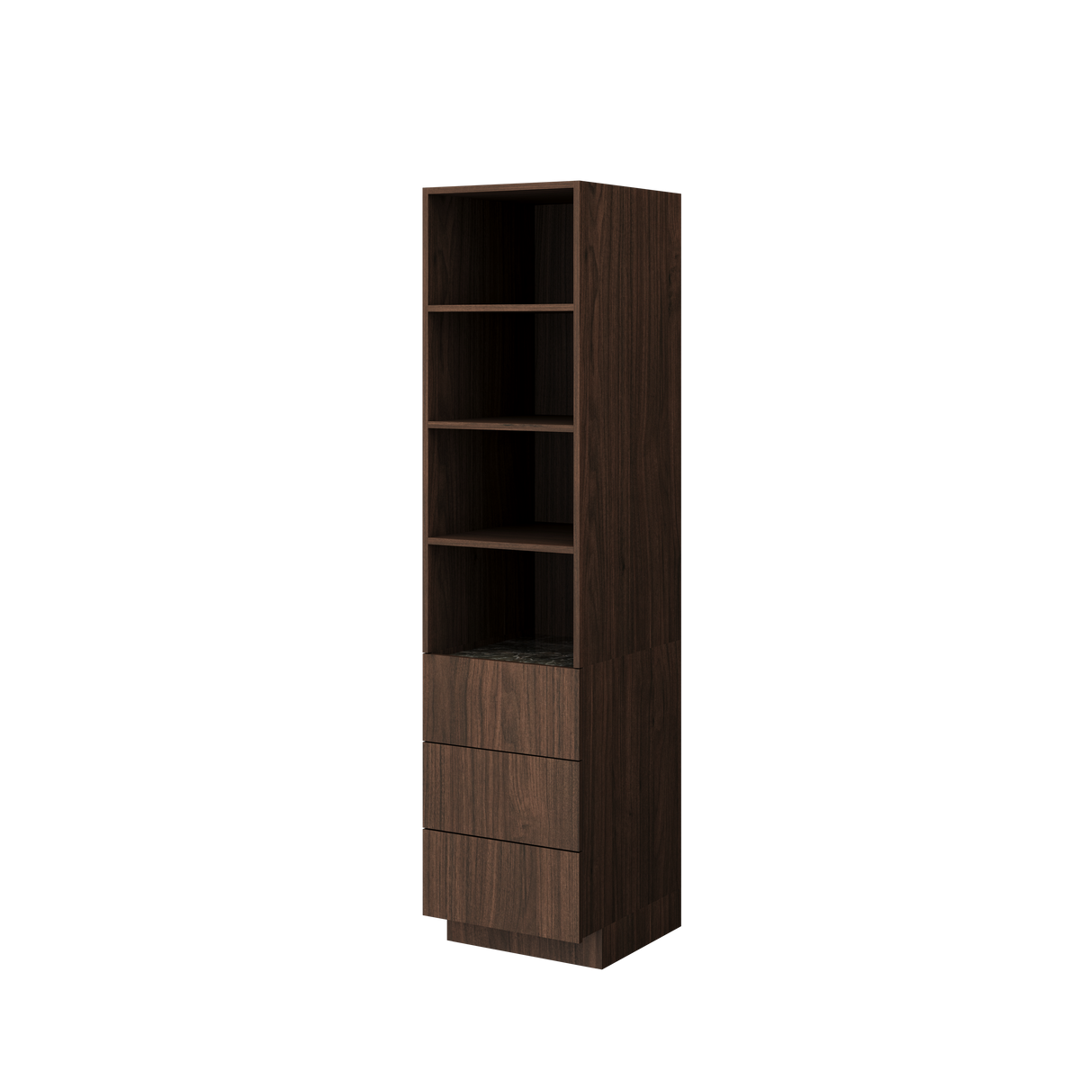 SOBA Villa Walnut Modular Wardrobe Set – 250 cm