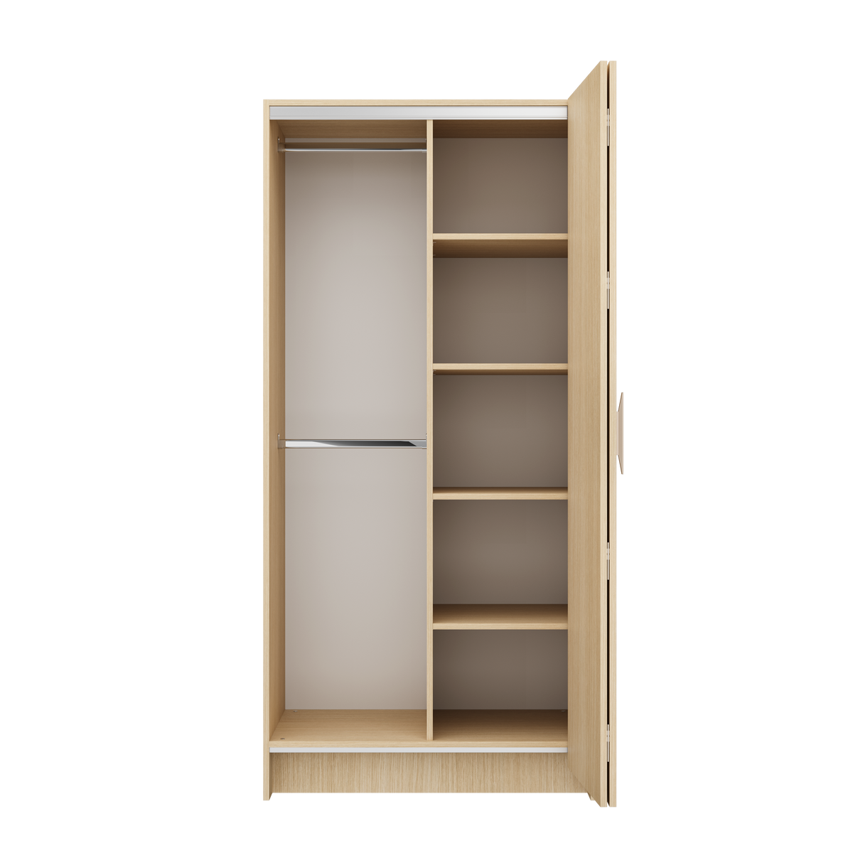 SOBA Copenhagen Oak Modular Wardrobe Set – 250 cm