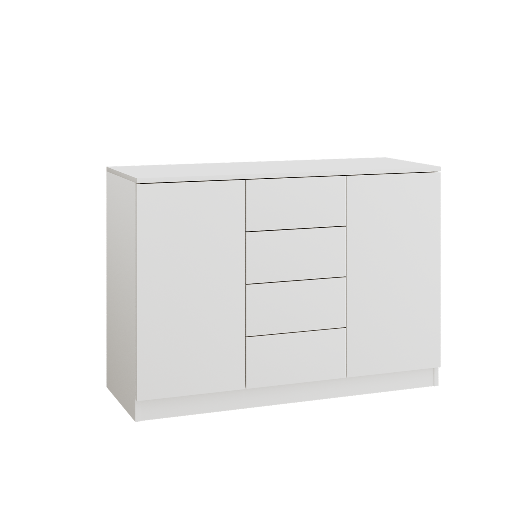 SLEEP VARIA Chest of Drawers 120 cm – White Matt