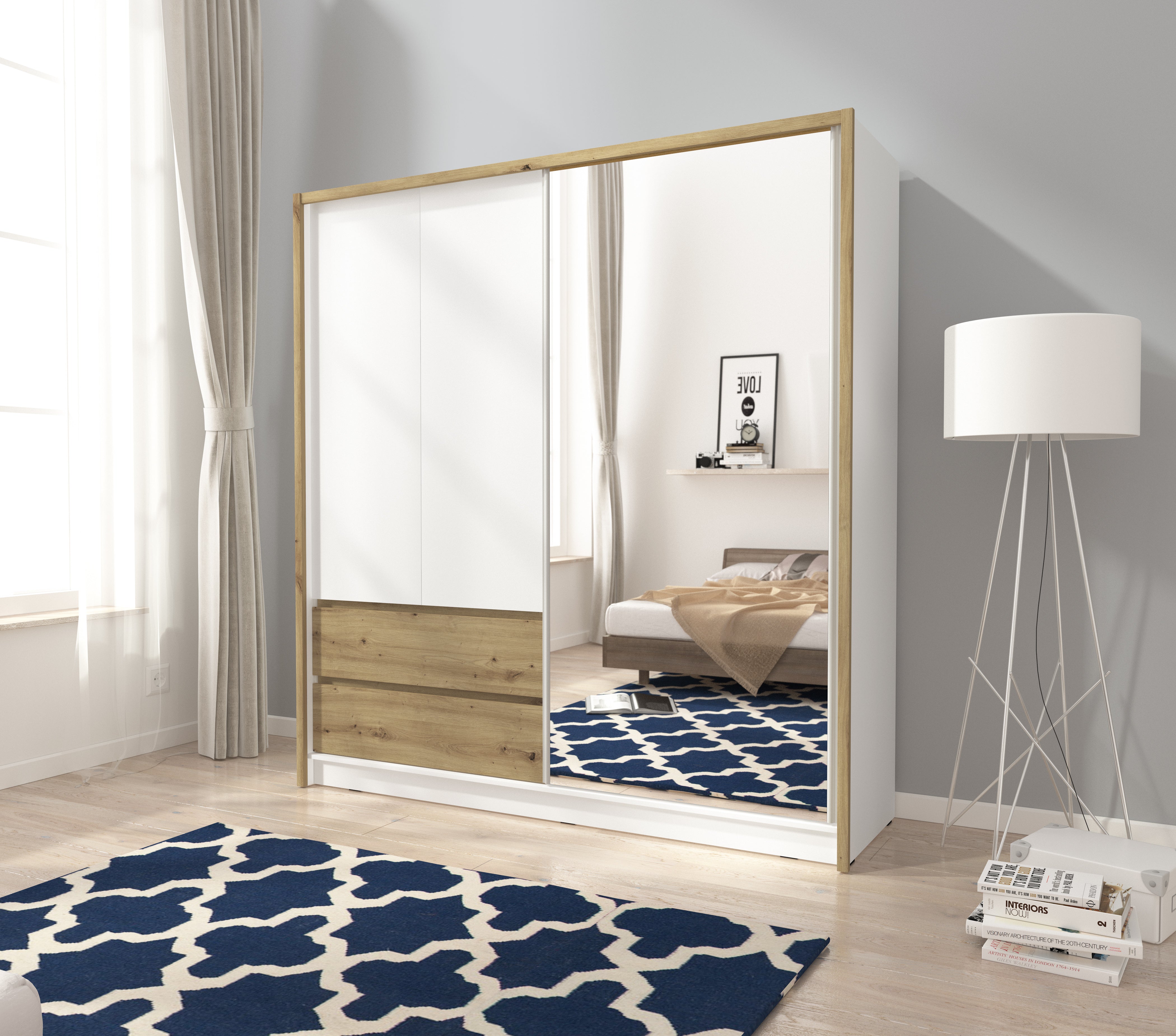 Wardrobe Sara Artisan White