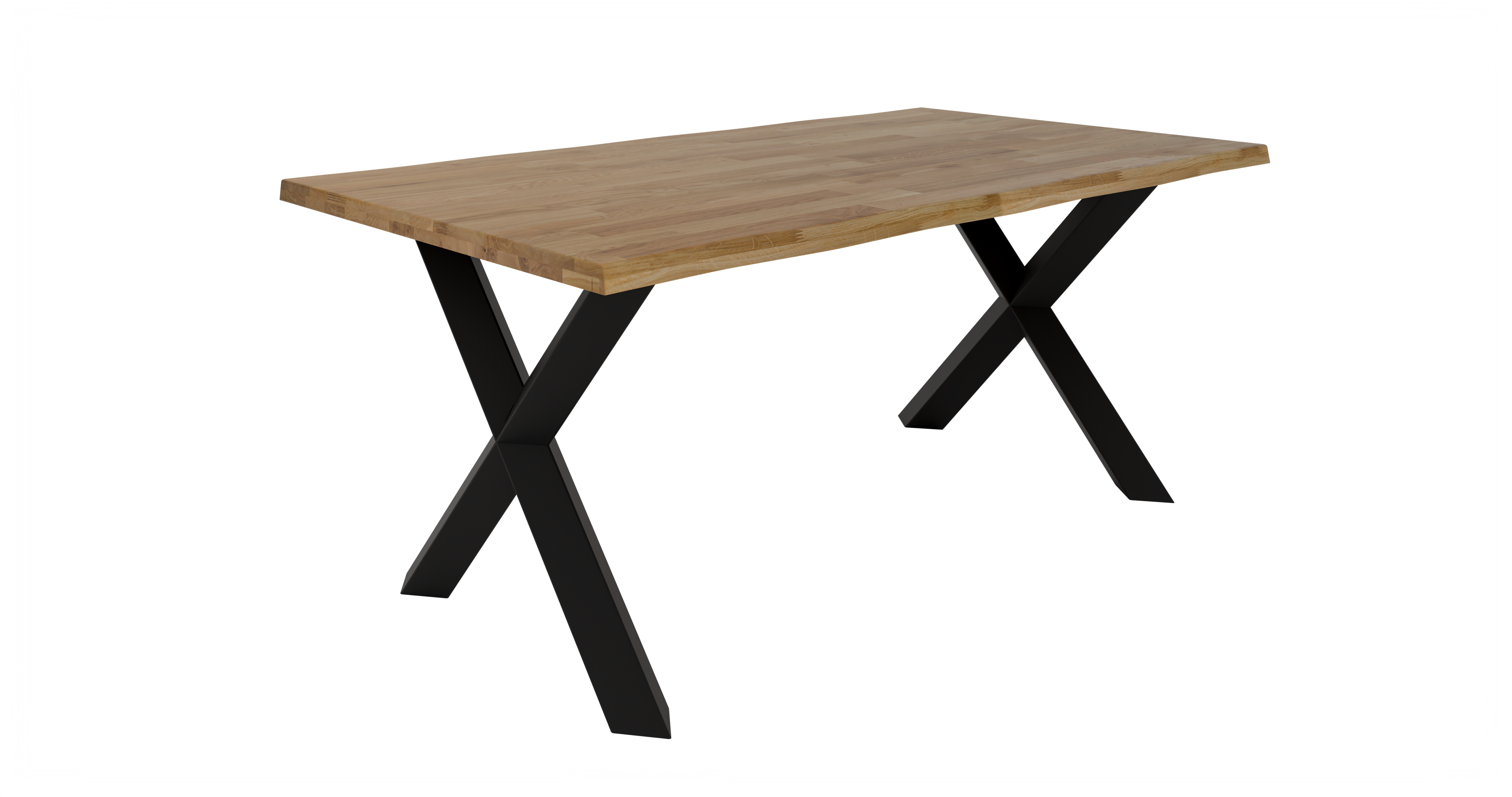 Round Extendable Dining Table LE MALMO FLOW 100 x 180 cm- Oiled oak