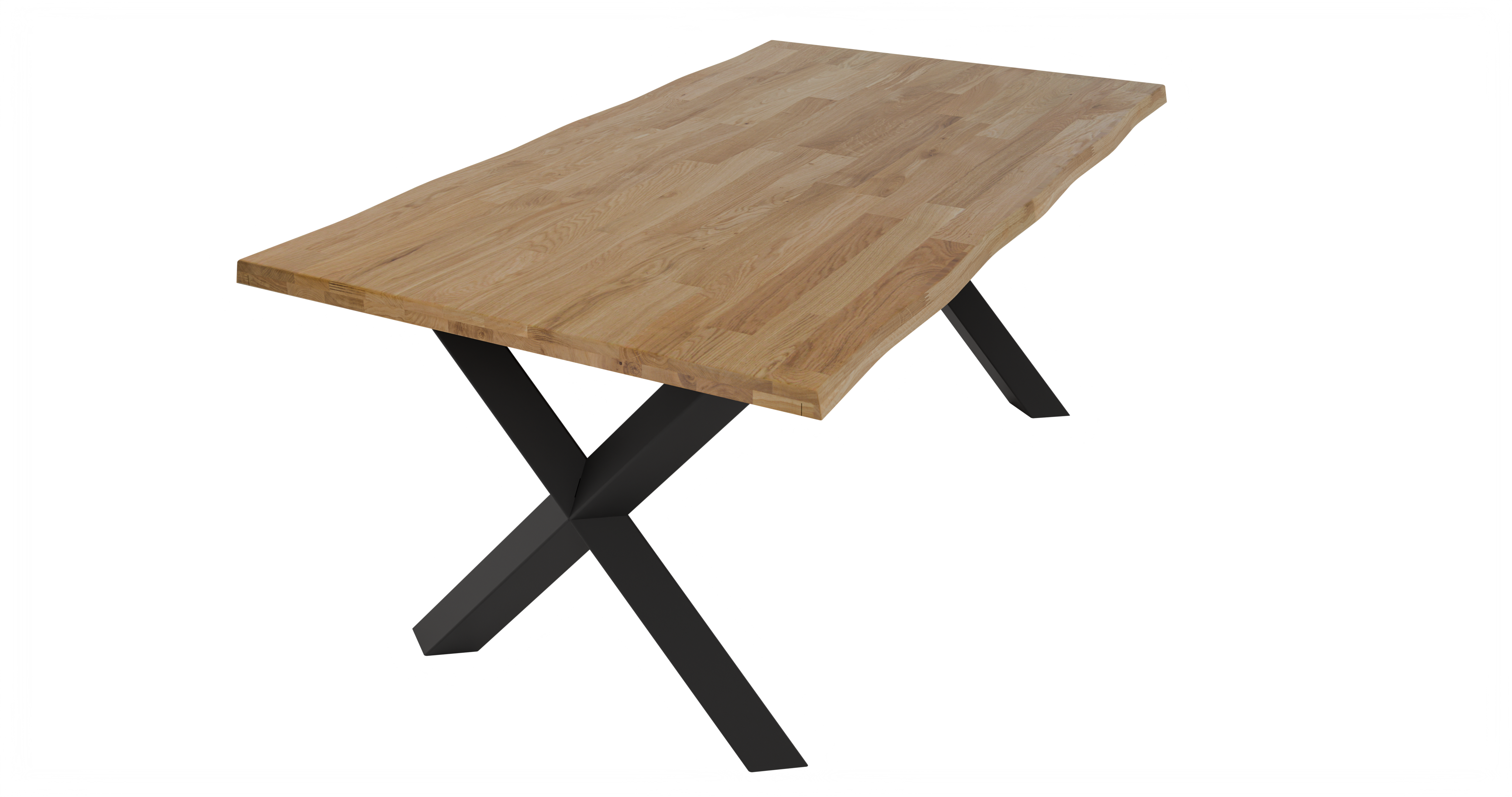 Round Extendable Dining Table LE MALMO FLOW 100 x 180 cm- Oiled oak