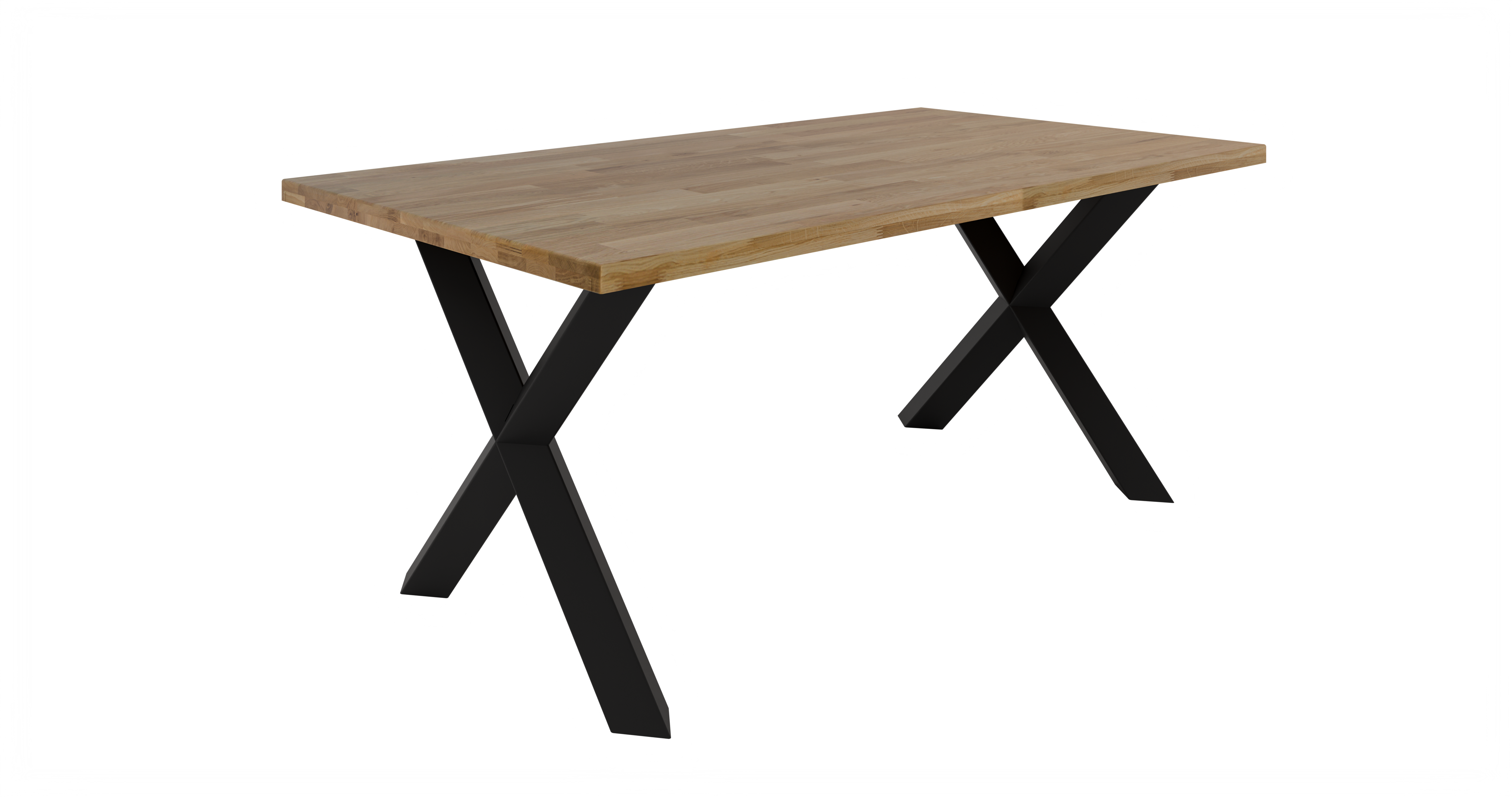 Round Extendable Dining Table LE MALMO LINEAR 100 x 180 cm- Oiled oak