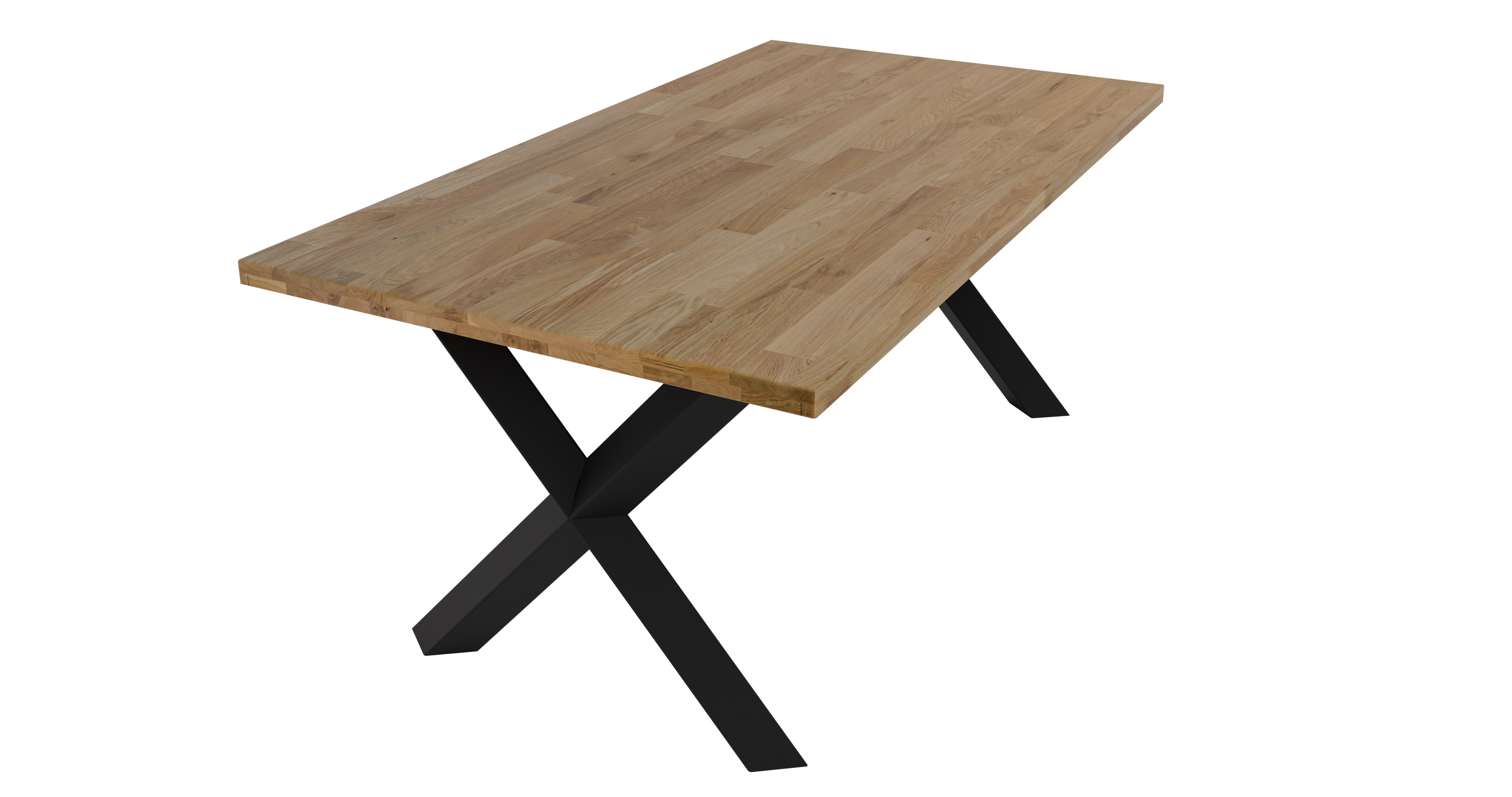 Round Extendable Dining Table LE MALMO LINEAR 100 x 180 cm- Oiled oak