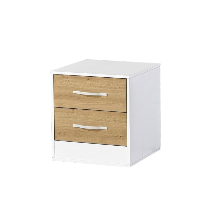 Customizable Domel Murphy Bed Horizontal Oak-White Set 120, 140, 160 x 200 cm