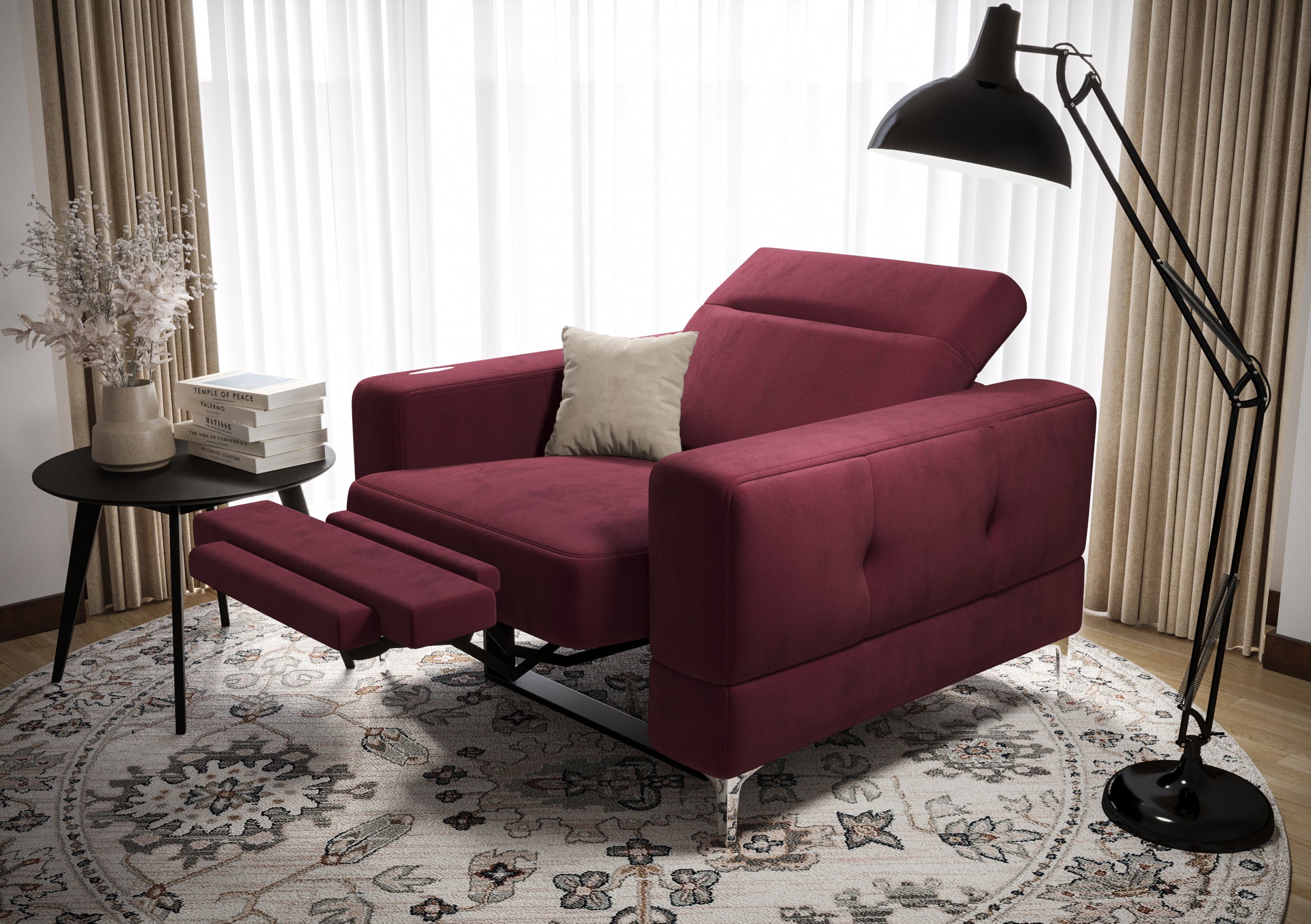 G-Malibu Relax Upholstered Armchair: Modern Comfort Meets Classic Style