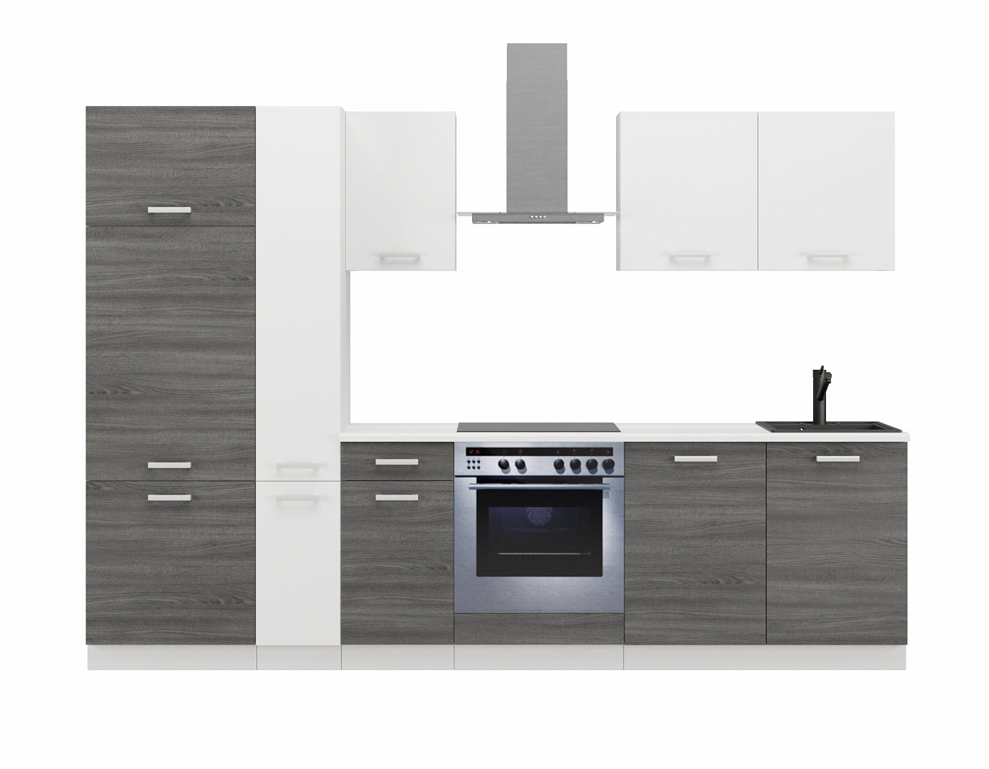 LE Toni 290 cm Kitchen Set – Ribbeck Oak