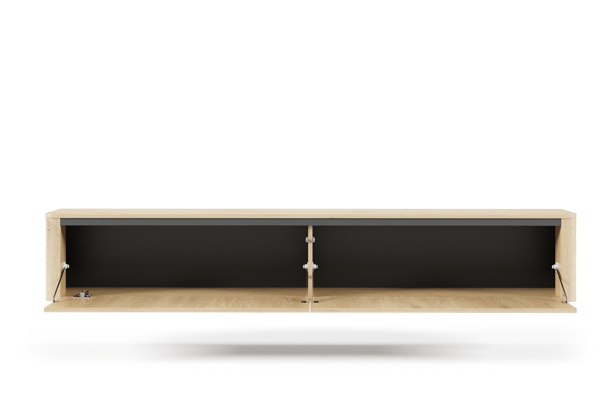 Lask Torro – Wall-Mounted TV Cabinet 200 cm with 2 Doors (200 × 32.8 × 31.7 cm)