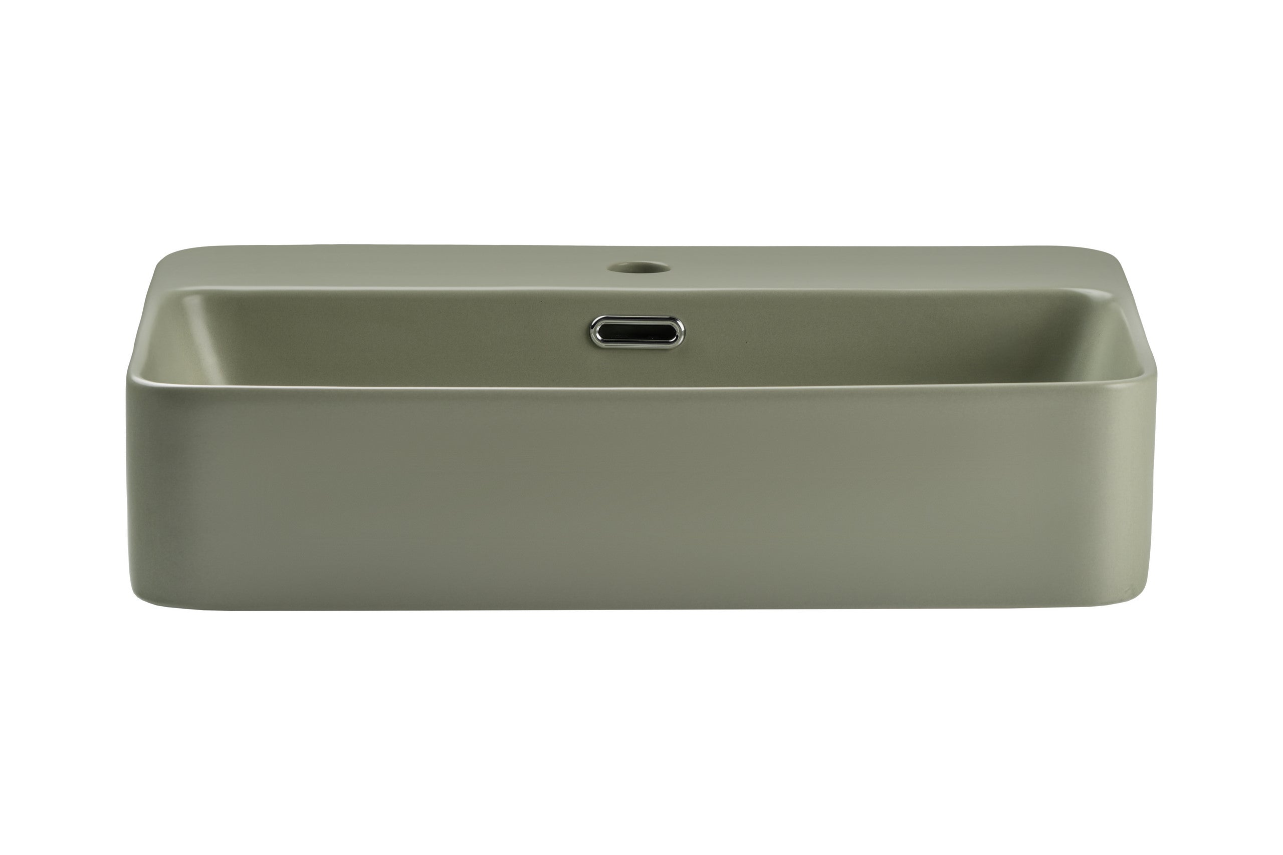 TRUST 2 Countertop Basin – Matt Oliver Green, 55×38 cm