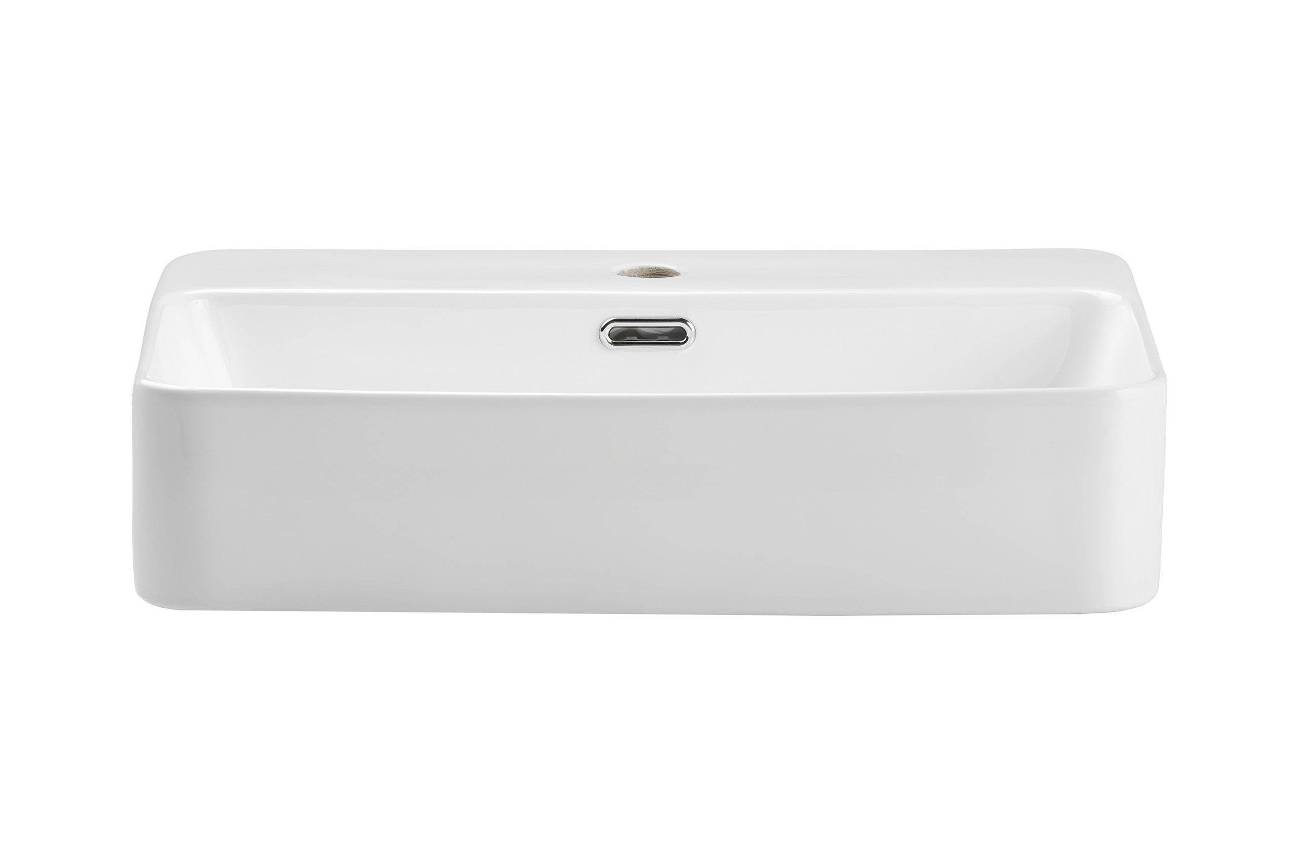 TRUST 2 Countertop Basin – Gloss White, 55×38 cm