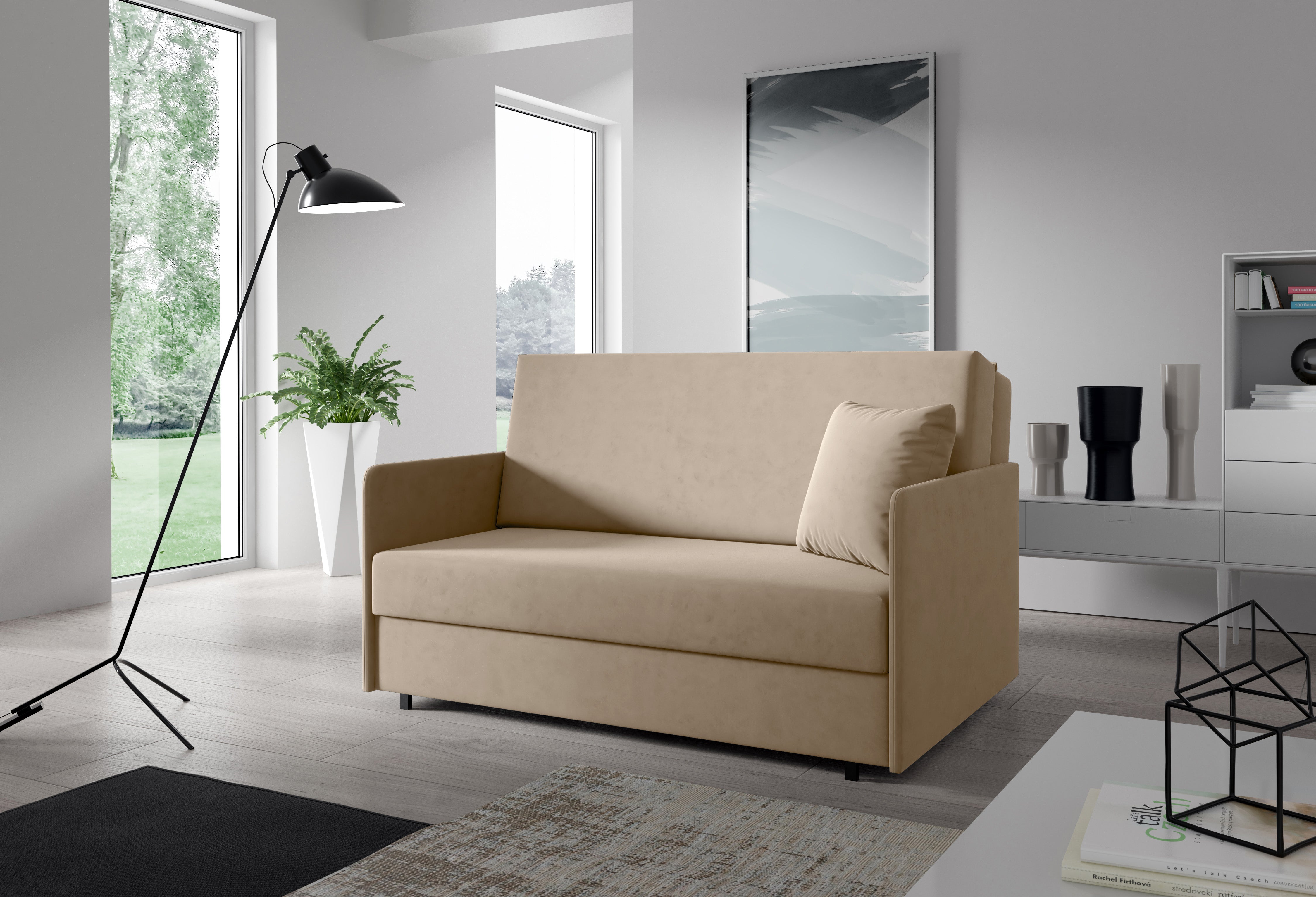 Antonio III 3 Seater Sofa Bed – 140 cm