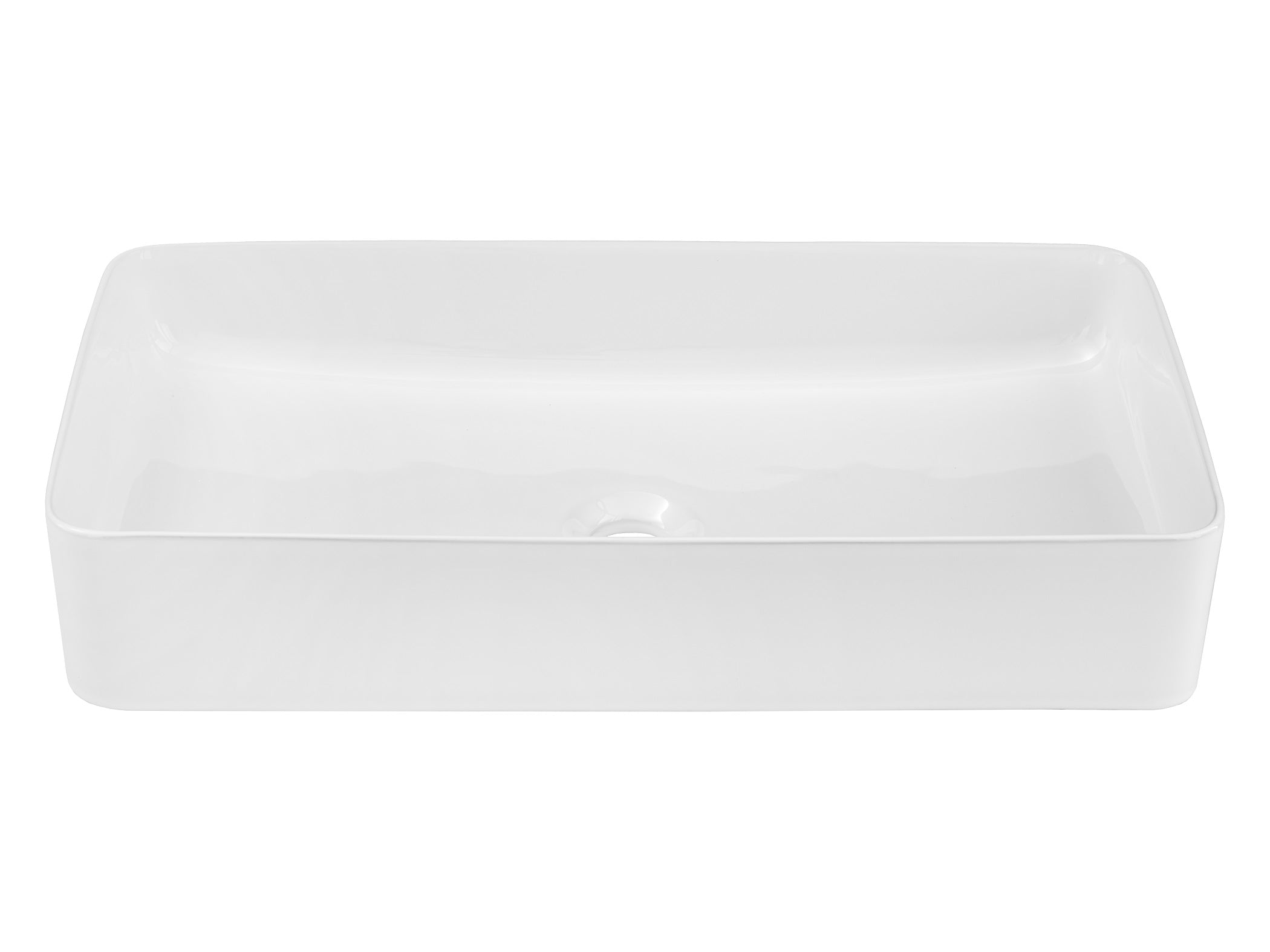 Slim 60 Countertop Basin – Gloss White, 61 cm