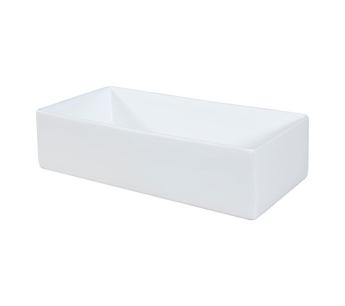Gaja Countertop Basin – Shiny White, 45 cm