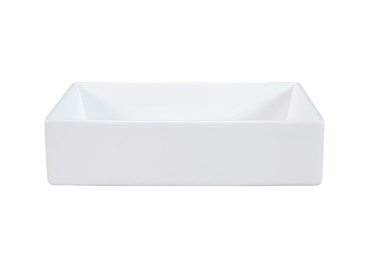 Gaja Countertop Basin – Shiny White, 45 cm